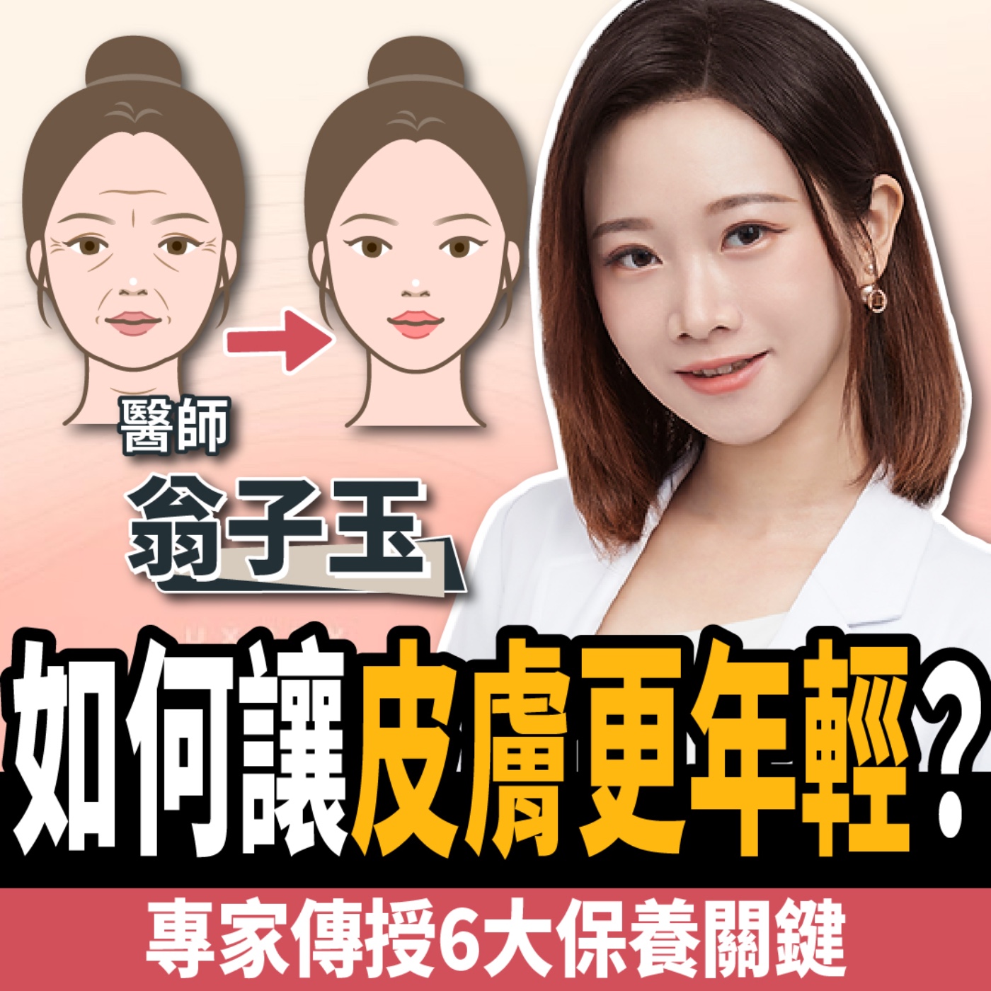 cover of episode 【下班經濟學＿健康】如何讓皮膚更年輕？6大秘訣保養出少女肌！ft.翁子玉醫師