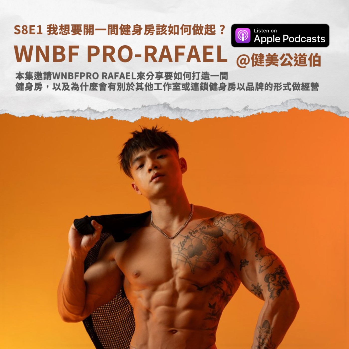 S8E1 我想要開一間健身房該如何做起 ? 要以健美導向為主還是一般健身導向 ? Rafael