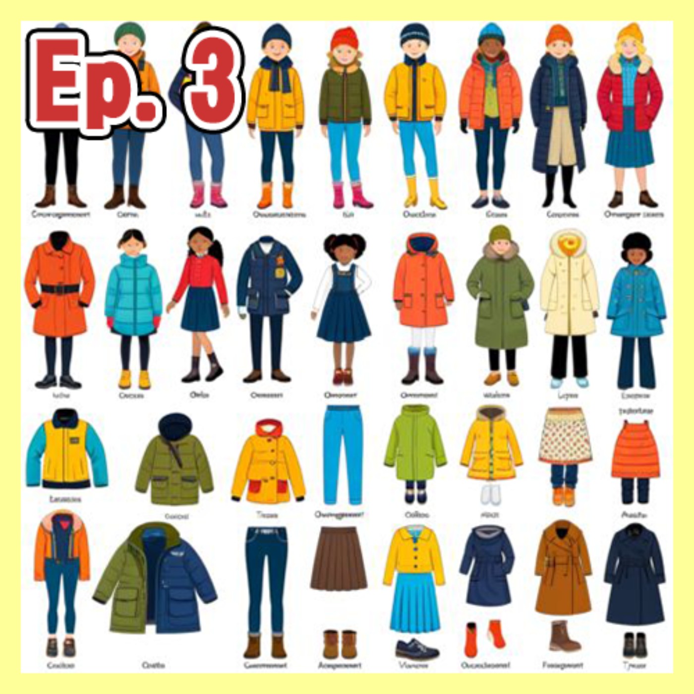 Ep.3 服裝和時尚的基本英語詞彙｜Essential English Vocabulary for Clothing and Fashion episode artwork
