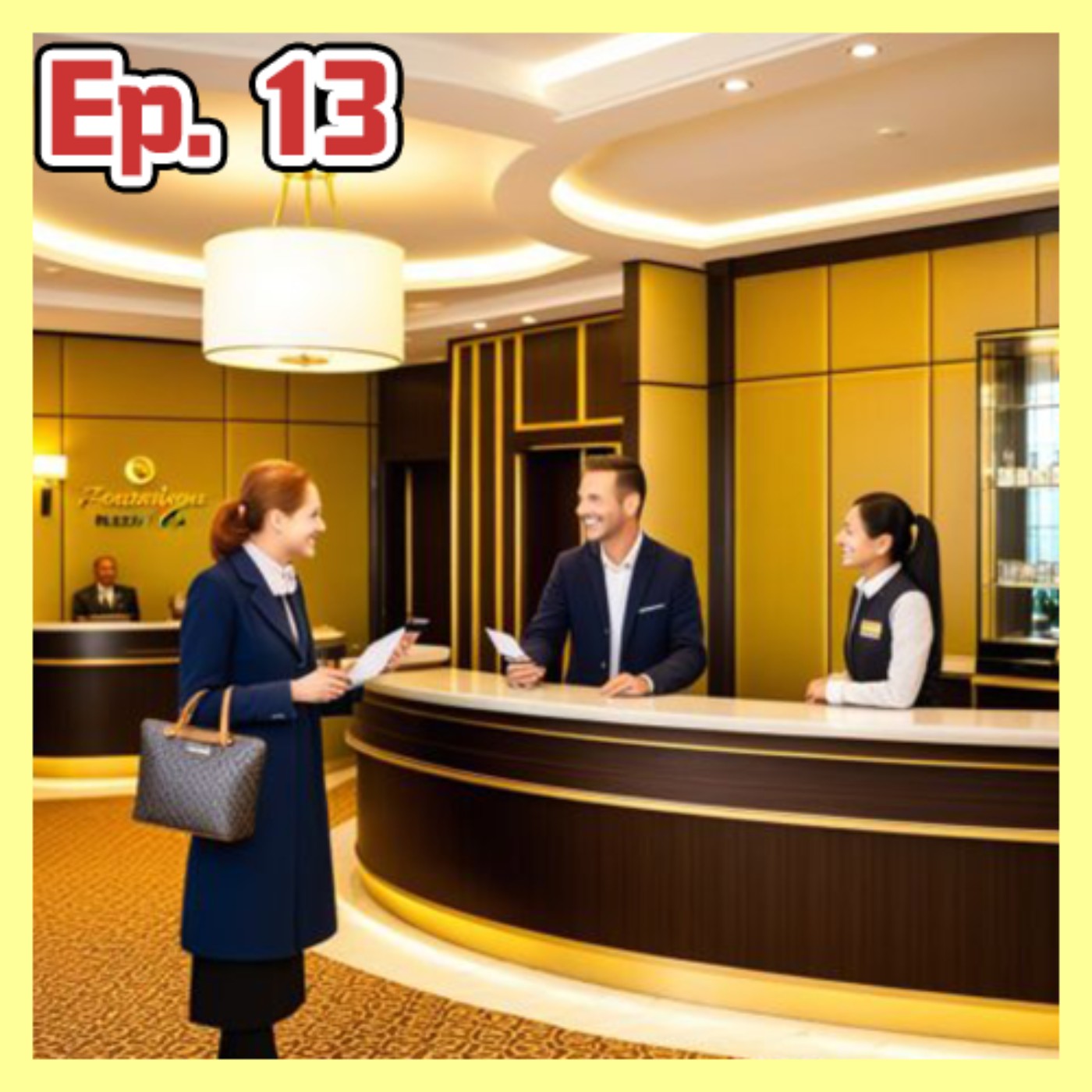 Ep.13 酒店預訂和入住的必備英語會話Essential English Conversations for Hotel Reservations and Check-Ins episode artwork