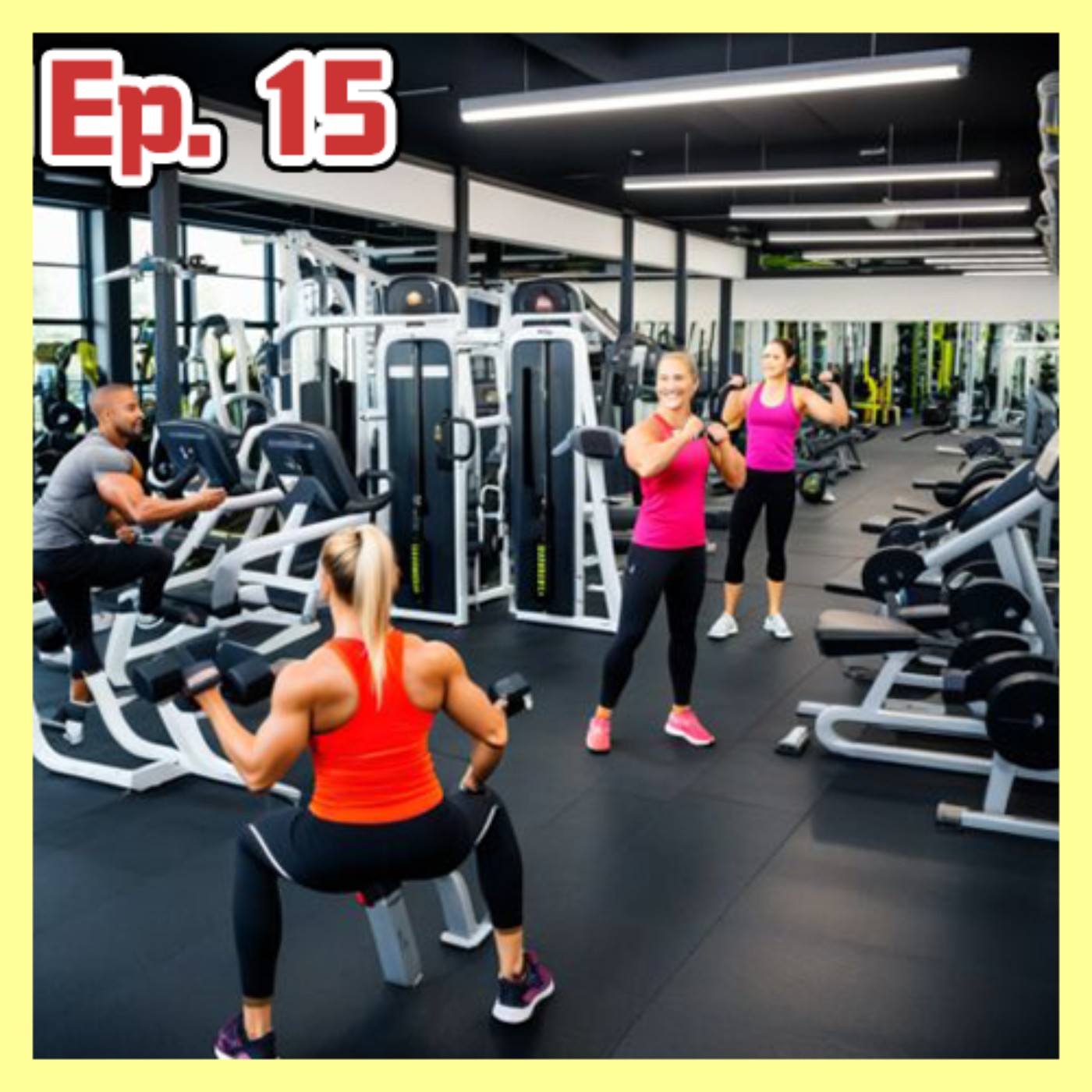 Ep.15 掌握健身房對話：健身愛好者的基本英語短語 | Mastering Gym Conversations: Essential English Phrases for Fitness Enthusiasts  episode artwork