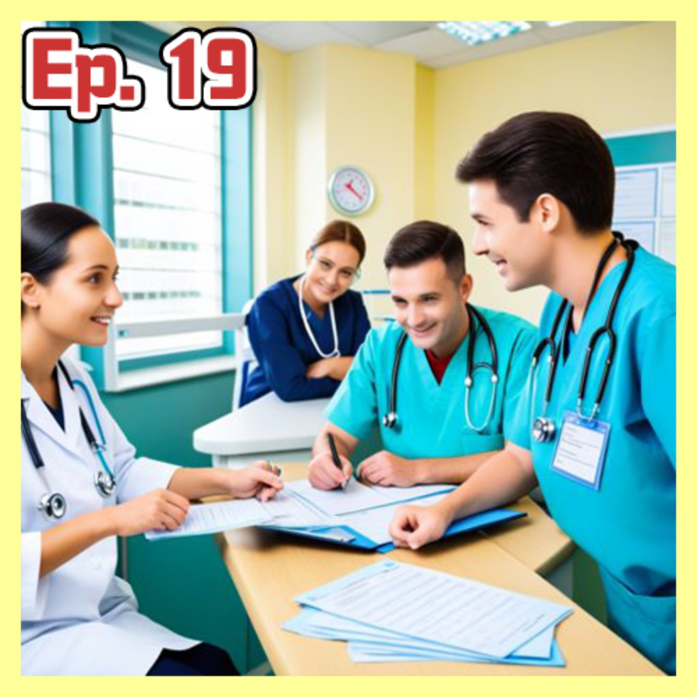 Ep19 醫院註冊英語初學者必備的詞彙 | Essential Hospital Registration Vocabulary for English Beginners episode artwork