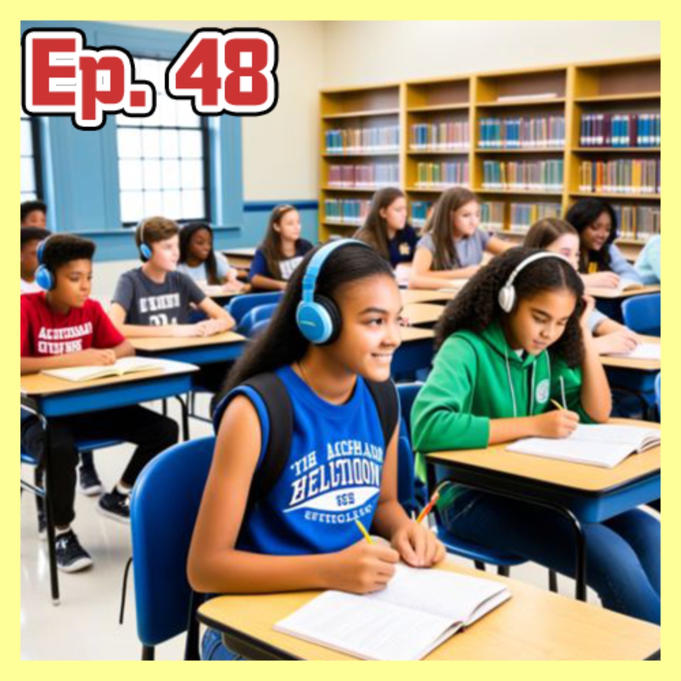 Ep.48『聽力練習』瞭解美國高中：全面概述 |『Listening exercises』Understanding High School in America: A Comprehensive Overview  episode artwork