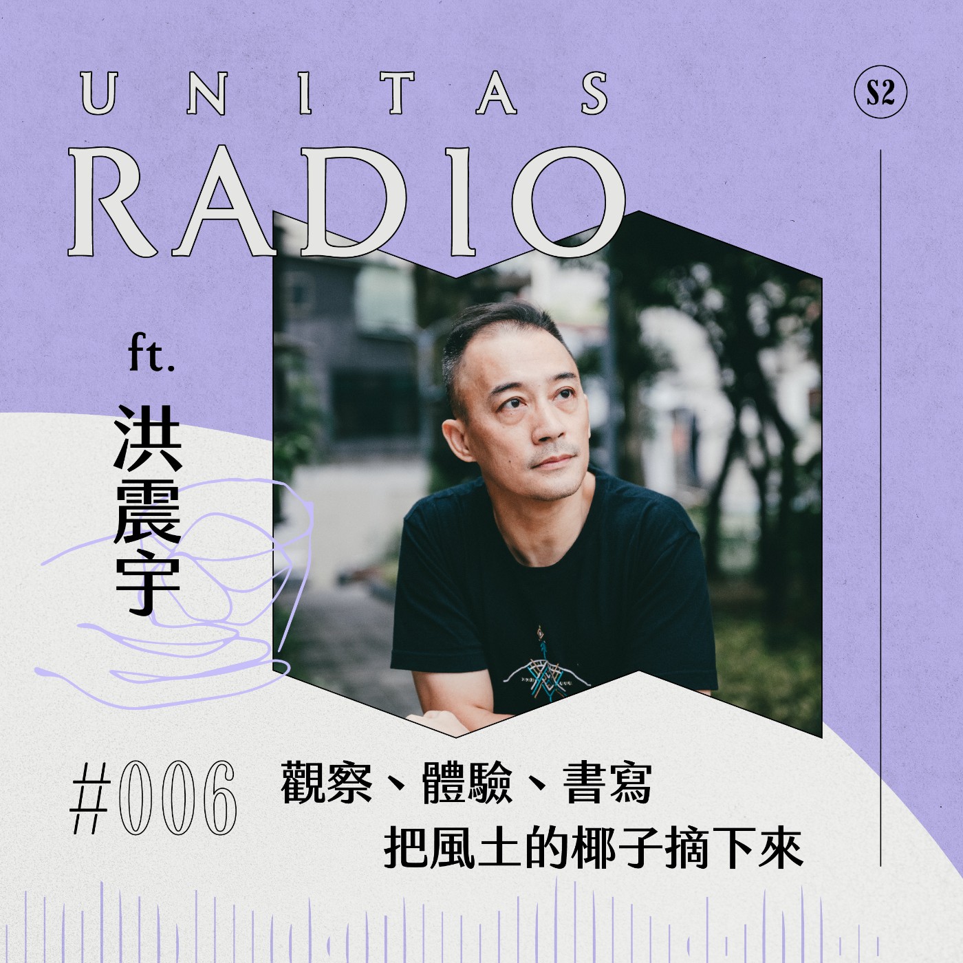 EP6 UNITAS RADIO｜ 觀察、體驗、書寫，把風土的椰子摘下來 ft. 洪震宇 episode artwork