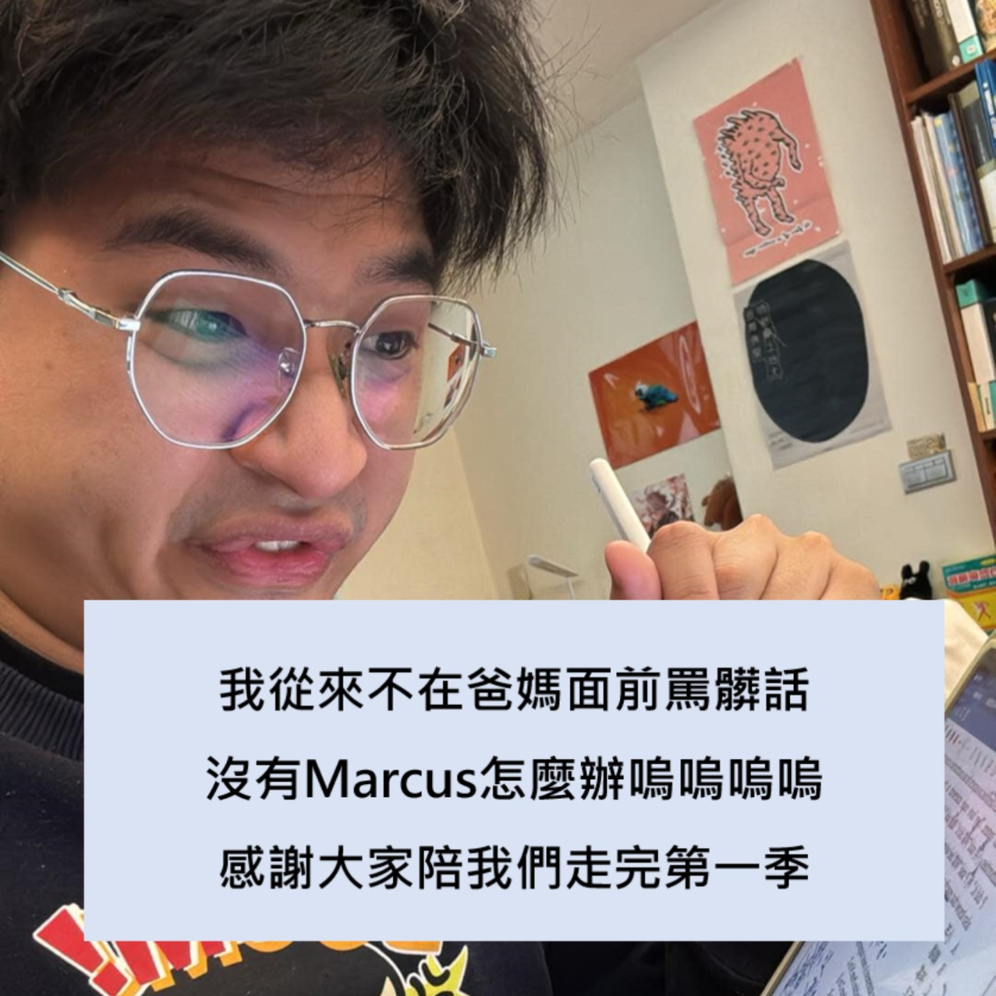 EP 20｜我其實不會在爸媽面前罵髒話，沒那麼感性的感性時間，第一季最後一集 episode artwork