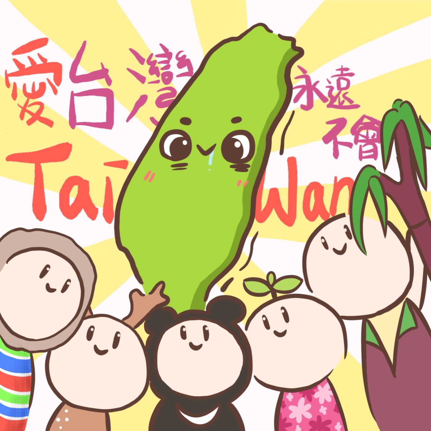 愛台灣永遠不會Taiwan !