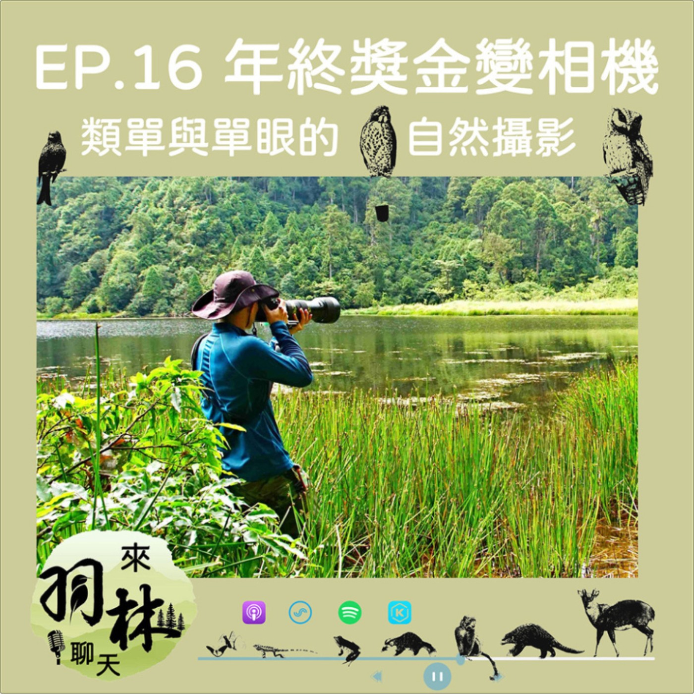 來羽林聊天 EP.16 輕薄短小畫質好又便宜的長鏡頭只有柯南眼鏡做得到！/自然攝影器才怎麼選？/年終獎金需上繳的本集慎入！ episode artwork