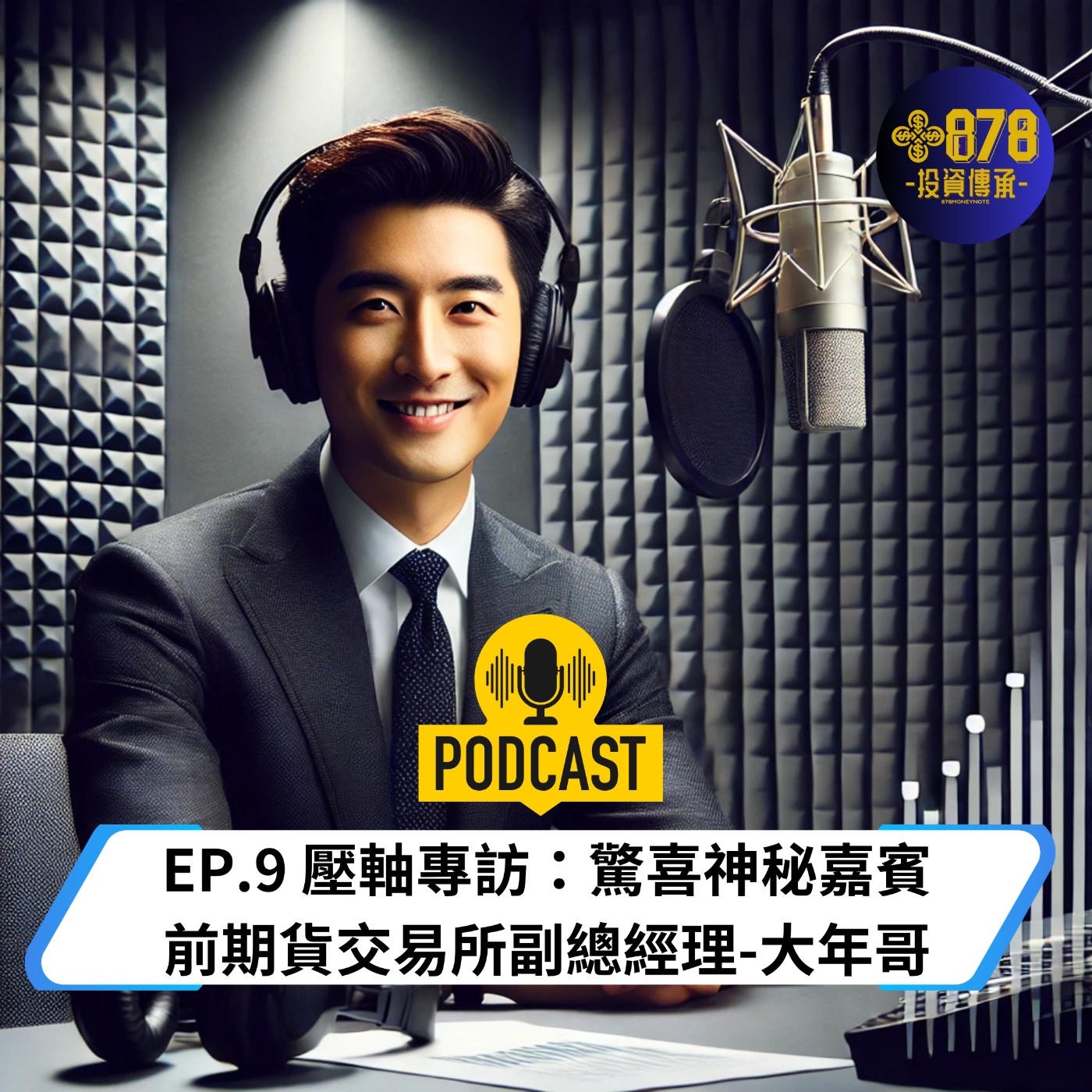 小白會客室_EP.9 壓軸專訪：驚喜神秘嘉賓-前期貨交易所副總經理大年哥 episode artwork