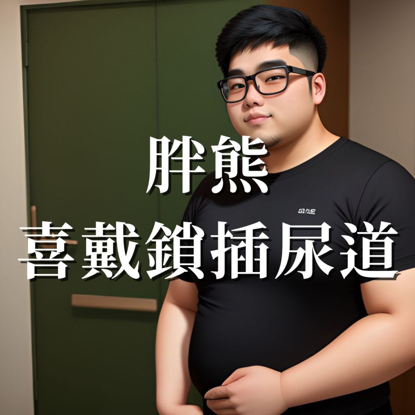 胖熊喜戴鎖插尿道 Chapter 1｜【火車上被大叔玩弄膀胱】