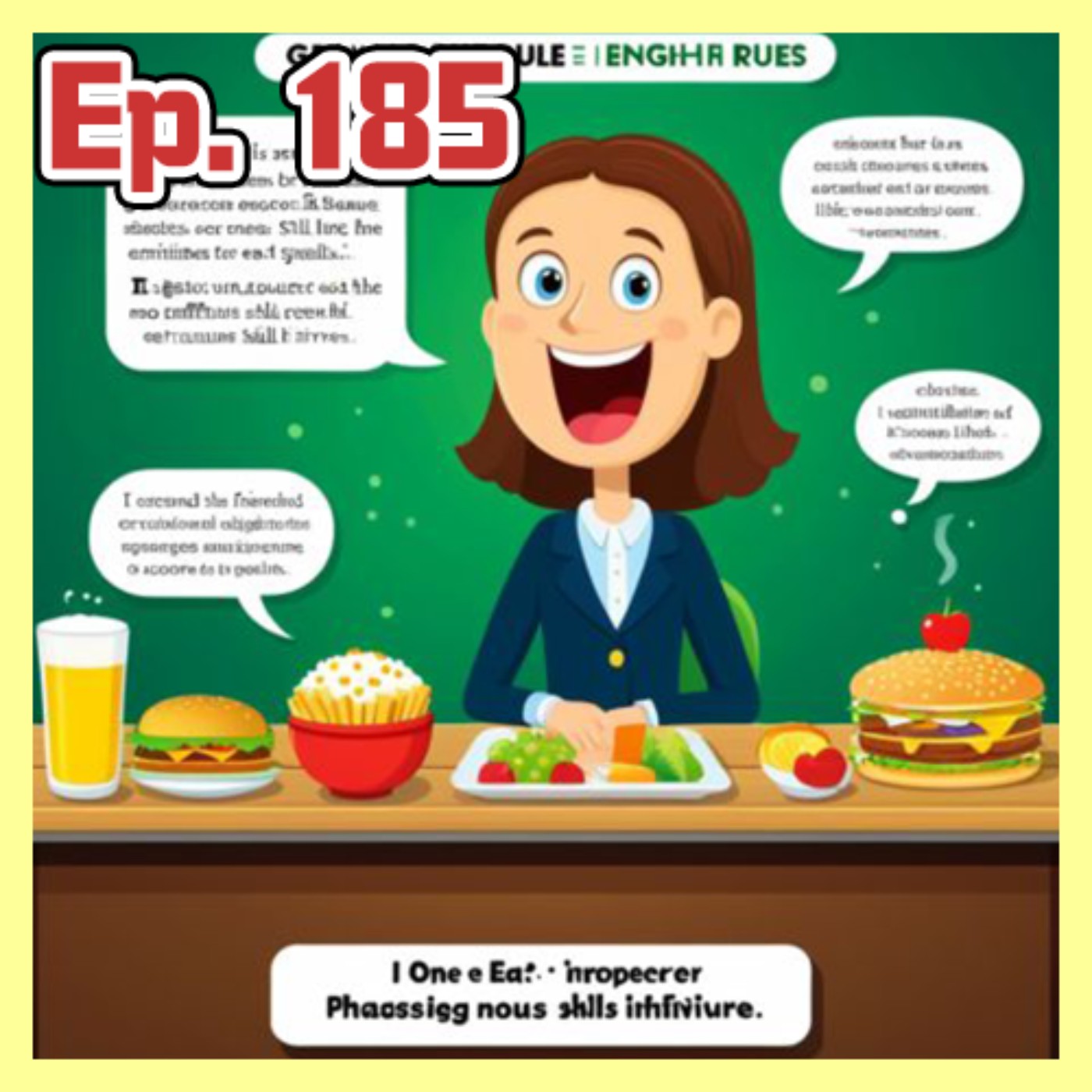 Ep.185 掌握英語動詞：單動詞規則 | Mastering English Verbs: The One Verb Rule  episode artwork