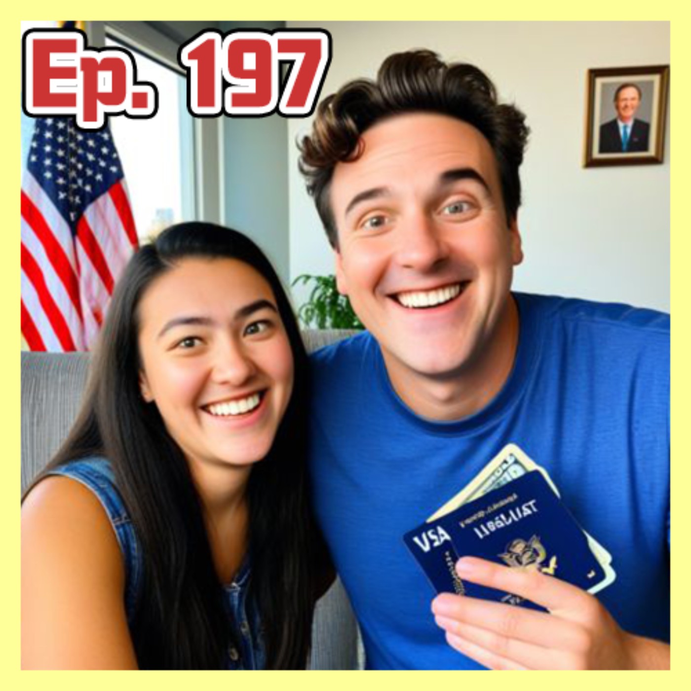  Ep.197 美國簽證面試：幽默導覽 | Navigating the U.S. Visa Interview: A Humorous Take episode artwork