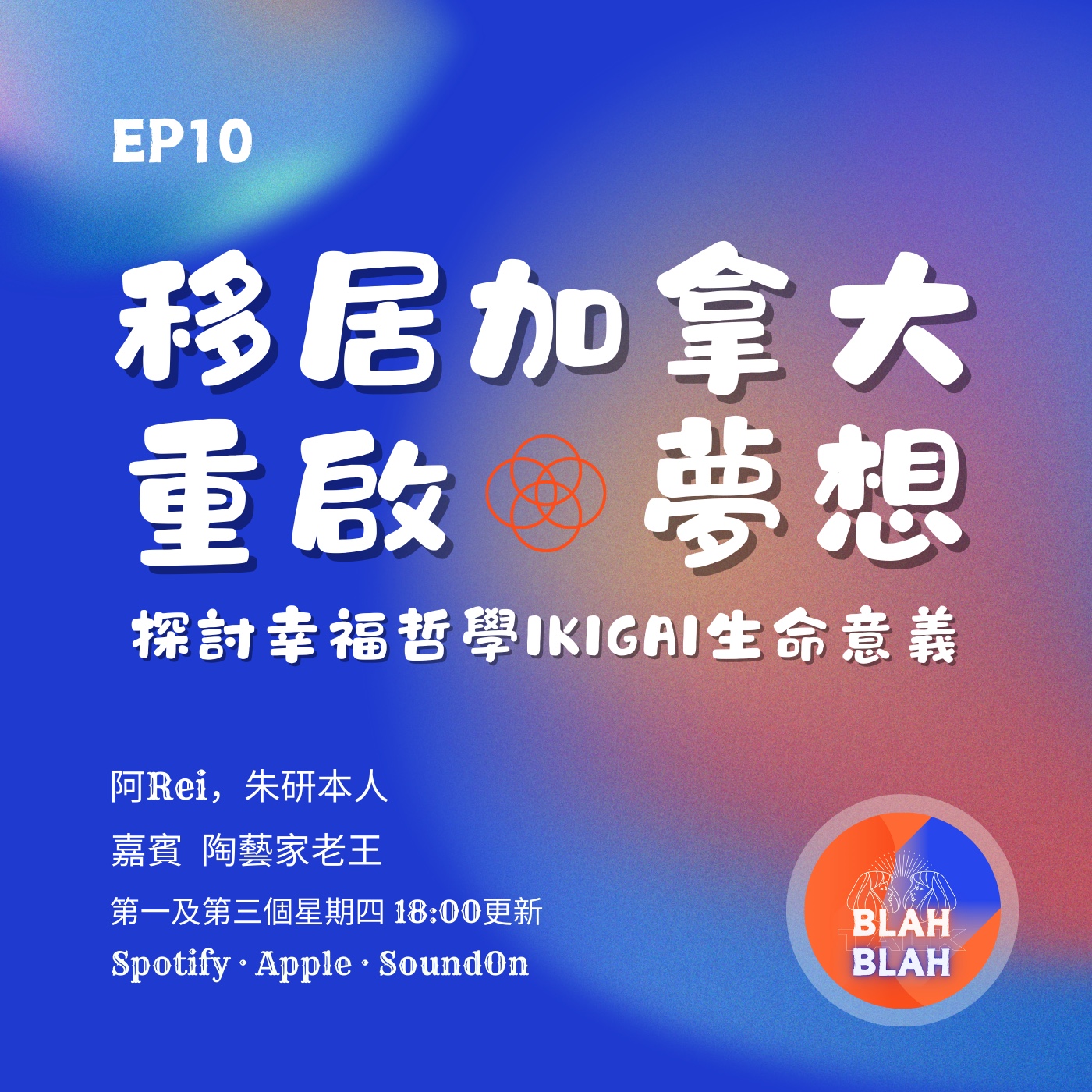 EP10｜陶藝家老王移居加拿大後重啟夢想職業，一齊探討日式幸福哲學ikigai，找到生命意義的四大元素。 episode artwork