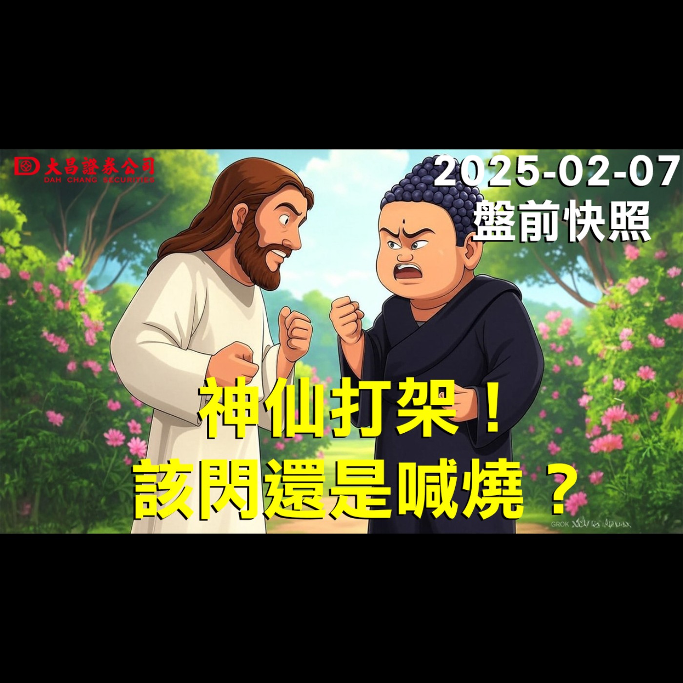 【大昌證券】2025年2月7日盤前快照：神仙打架！該閃還是喊燒？ episode artwork