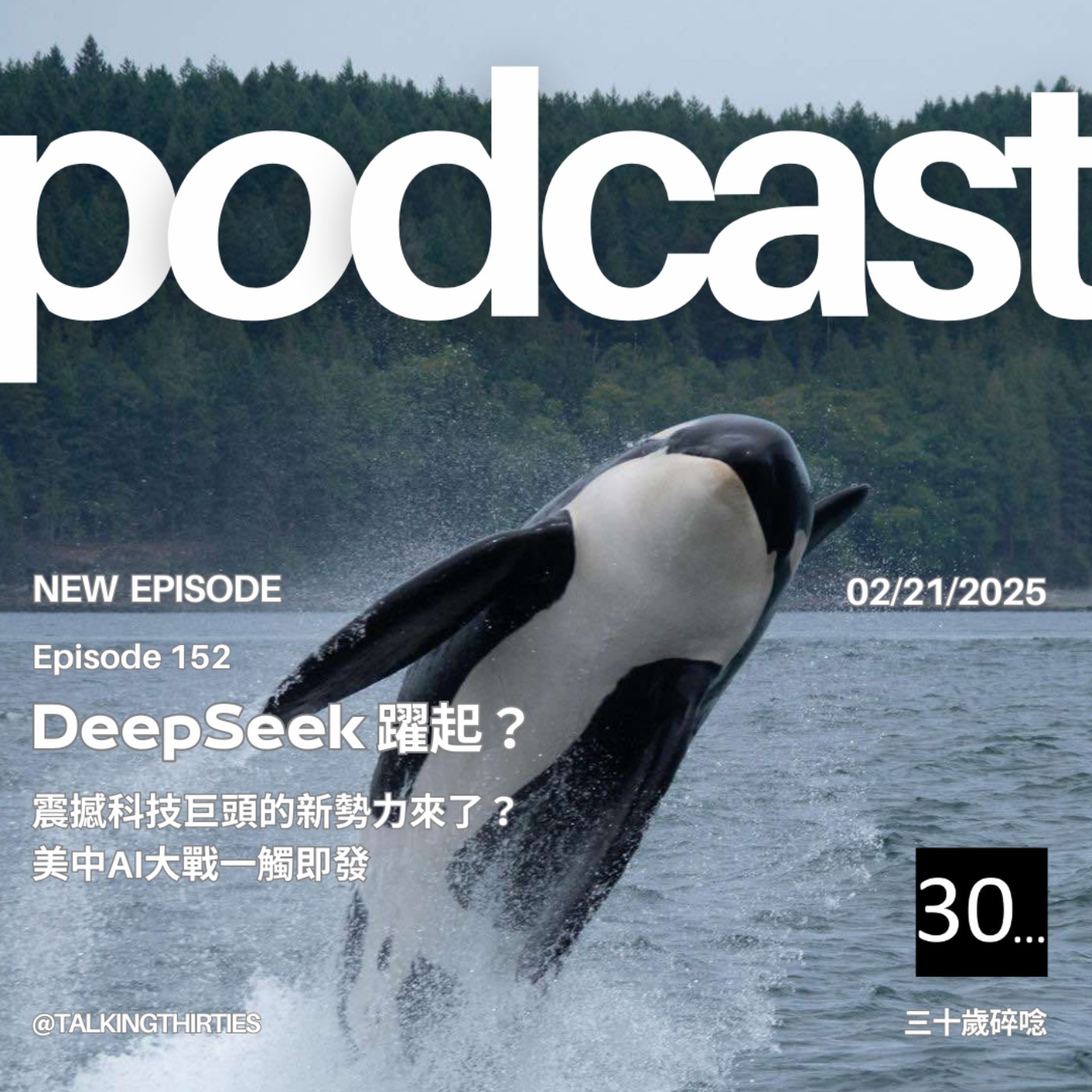 Ep.152 DeepSeek躍起？震撼科技巨頭的新勢力來了？美中AI大戰一觸即發｜30觀點 episode artwork