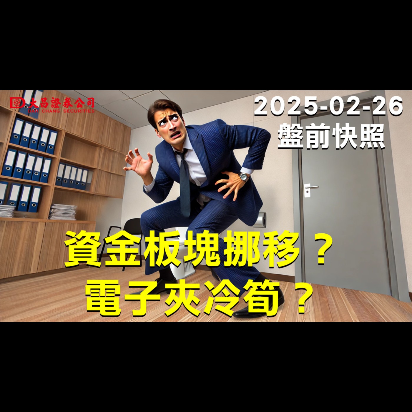 【大昌證券】2025年2月26日盤前快照：資金板塊挪移？電子夾冷筍？ episode artwork