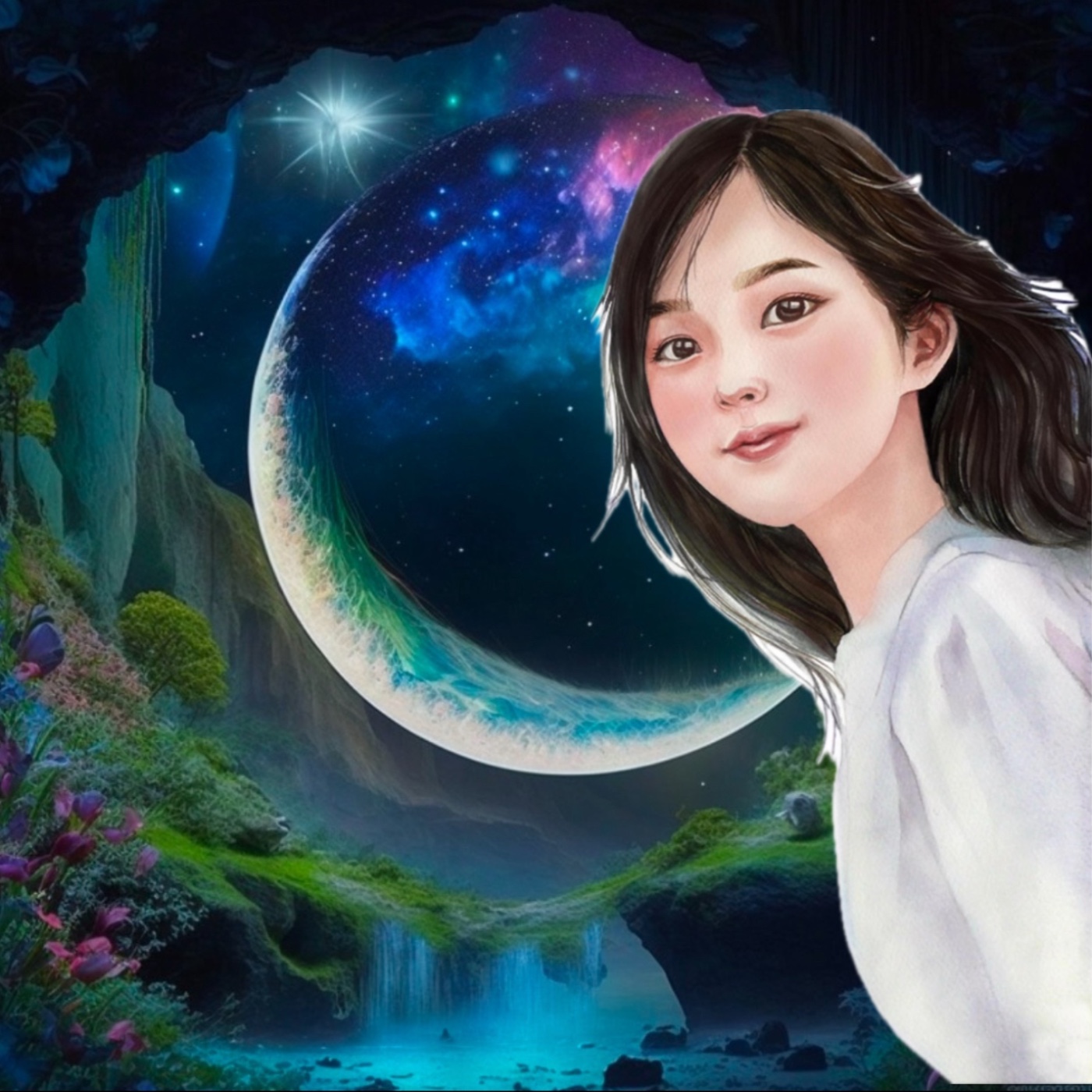 cover of episode 《月亮來的女兒 四: 光與月》發光月世界