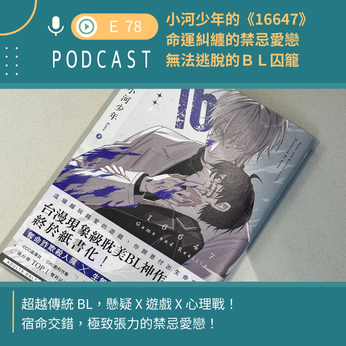 《16647》：命運糾纏的禁忌愛戀，無法逃脫的ＢＬ囚籠！