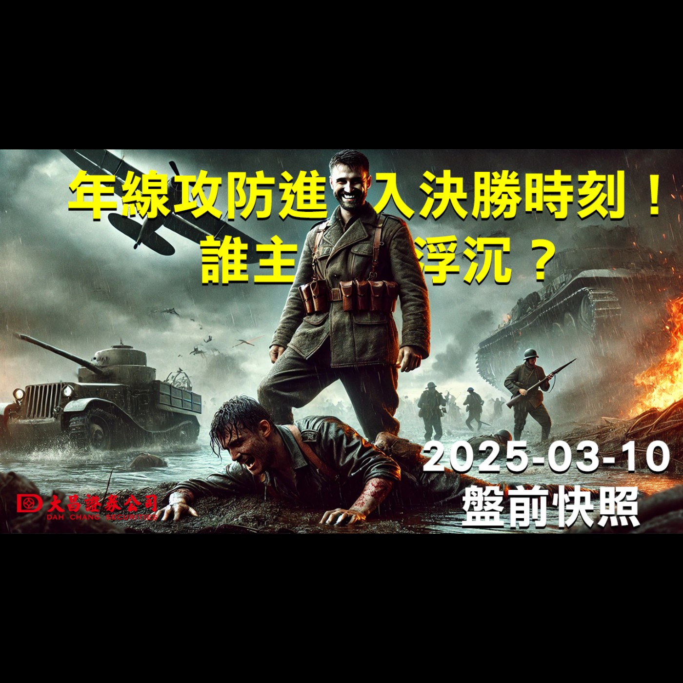 【大昌證券】2025年3月10日盤前快照：年線攻防進入決勝時刻！誰主浮沉？ episode artwork