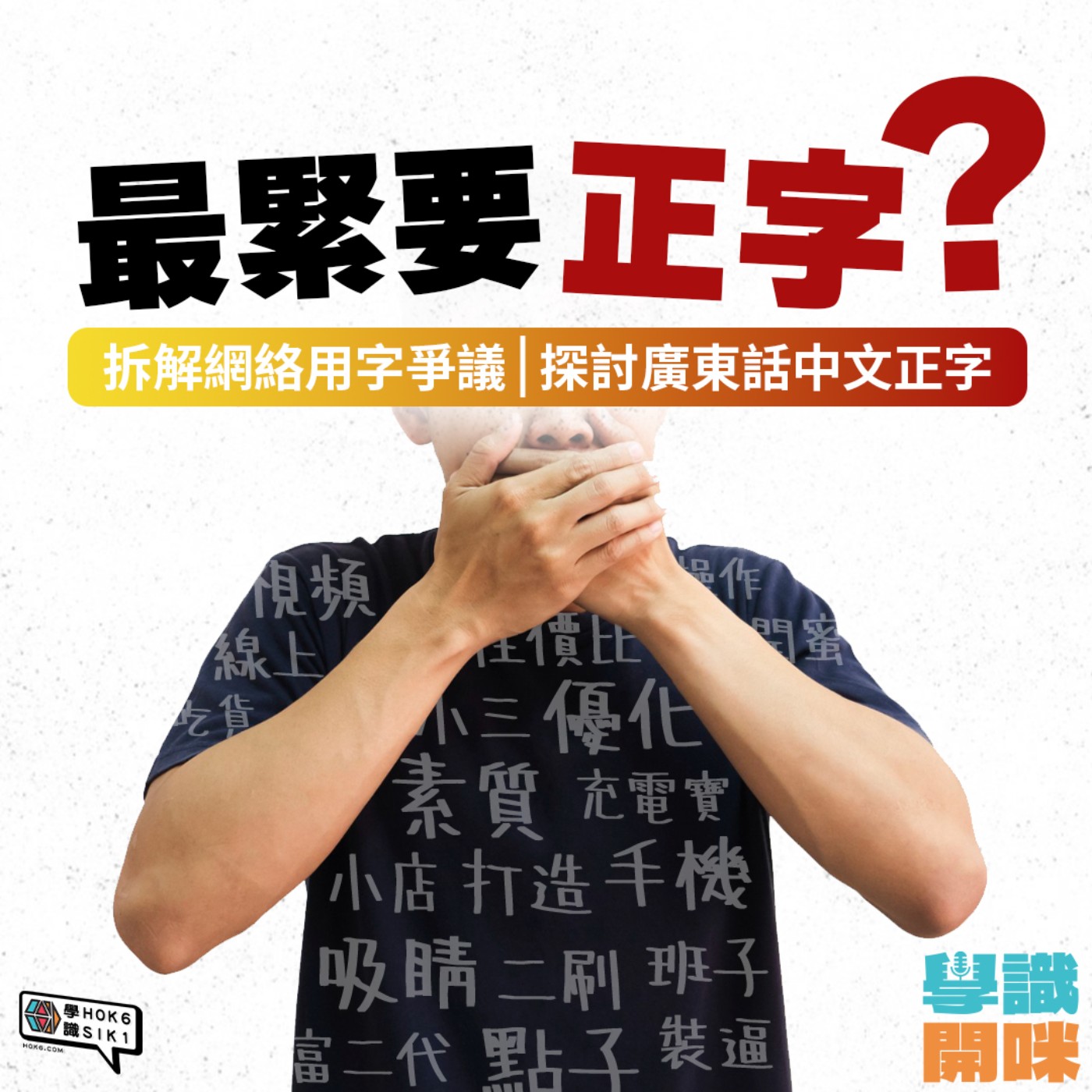 EP1｜最緊要正字？拆解網絡用字爭議 探討廣東話中文標準 episode artwork
