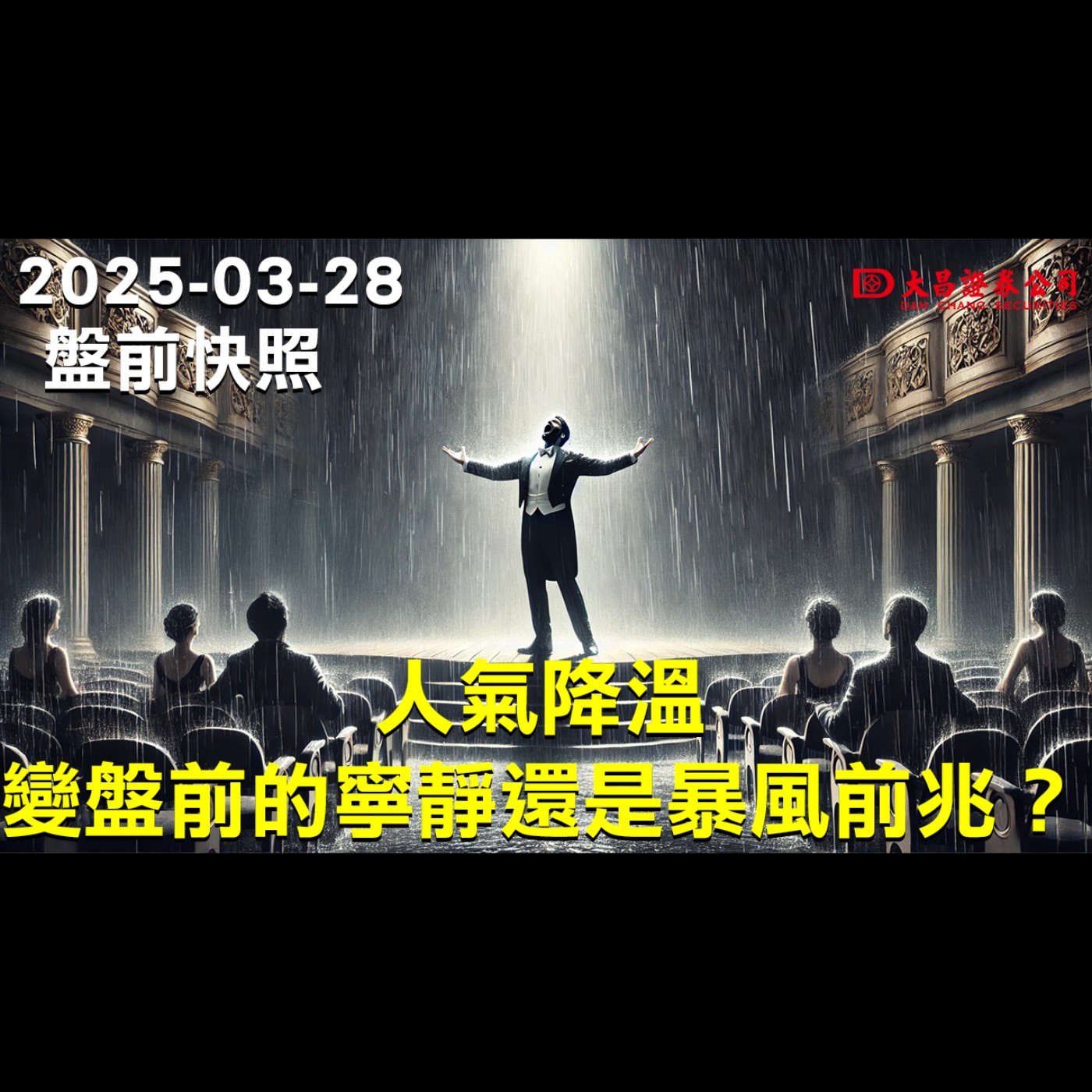 【大昌證券】2025年3月28日盤前快照：人氣降溫，變盤前的寧靜還是暴風前兆？ episode artwork