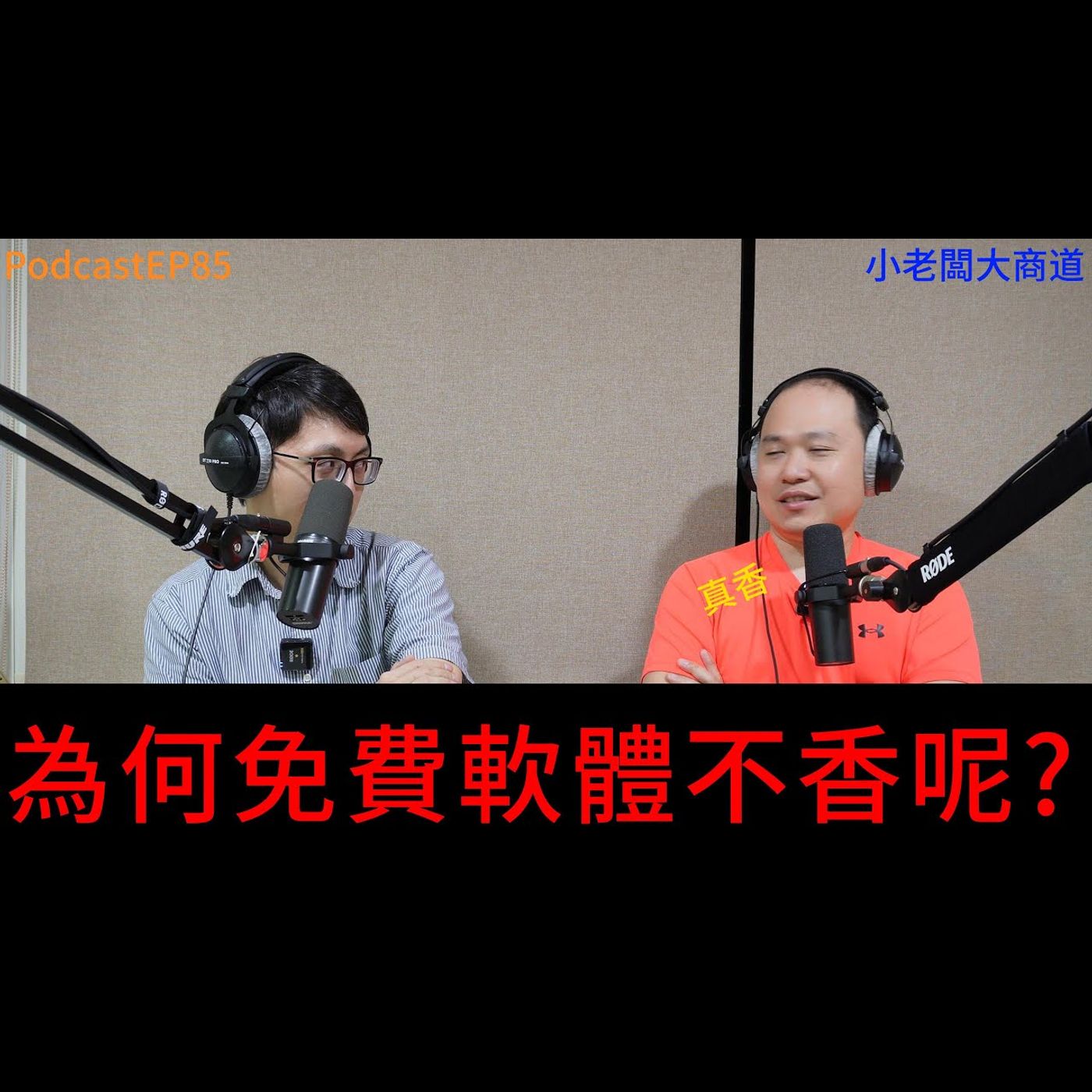 👍精湛之路👍 EP85 小老闆大商道  我想當免費仔...買軟體 都要付錢的時代來了嗎?自由軟體VS商業軟體 ?  精湛電腦 精讚~ episode artwork