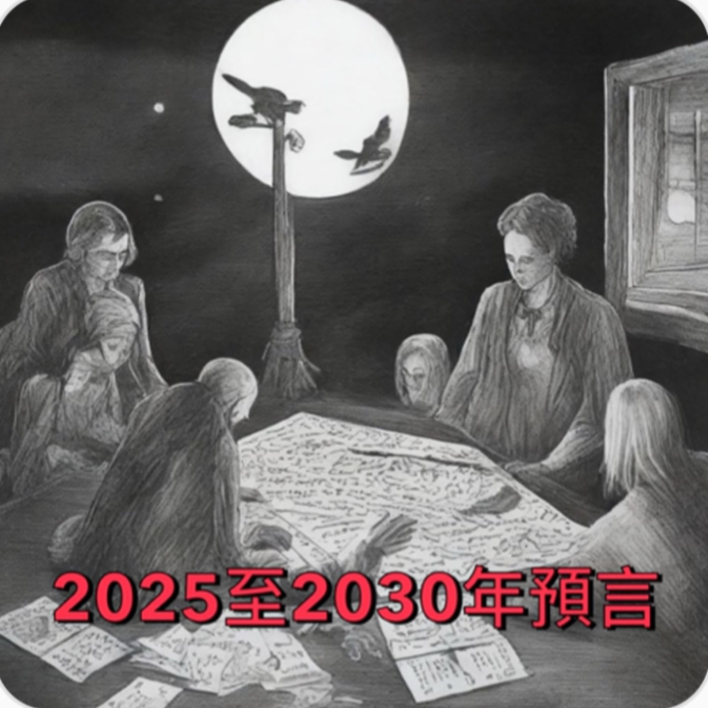 [EP4] 恐怖預言故事｜我所看見的未來2025年7月5日會有大地震？｜116年逢甲大學玩碟仙預測到116年中國統一?|盲眼龍婆預測未來會有大災難？｜你想要知道的話點進來聽吧｜奇聞怪談廣播站LD radio episode artwork