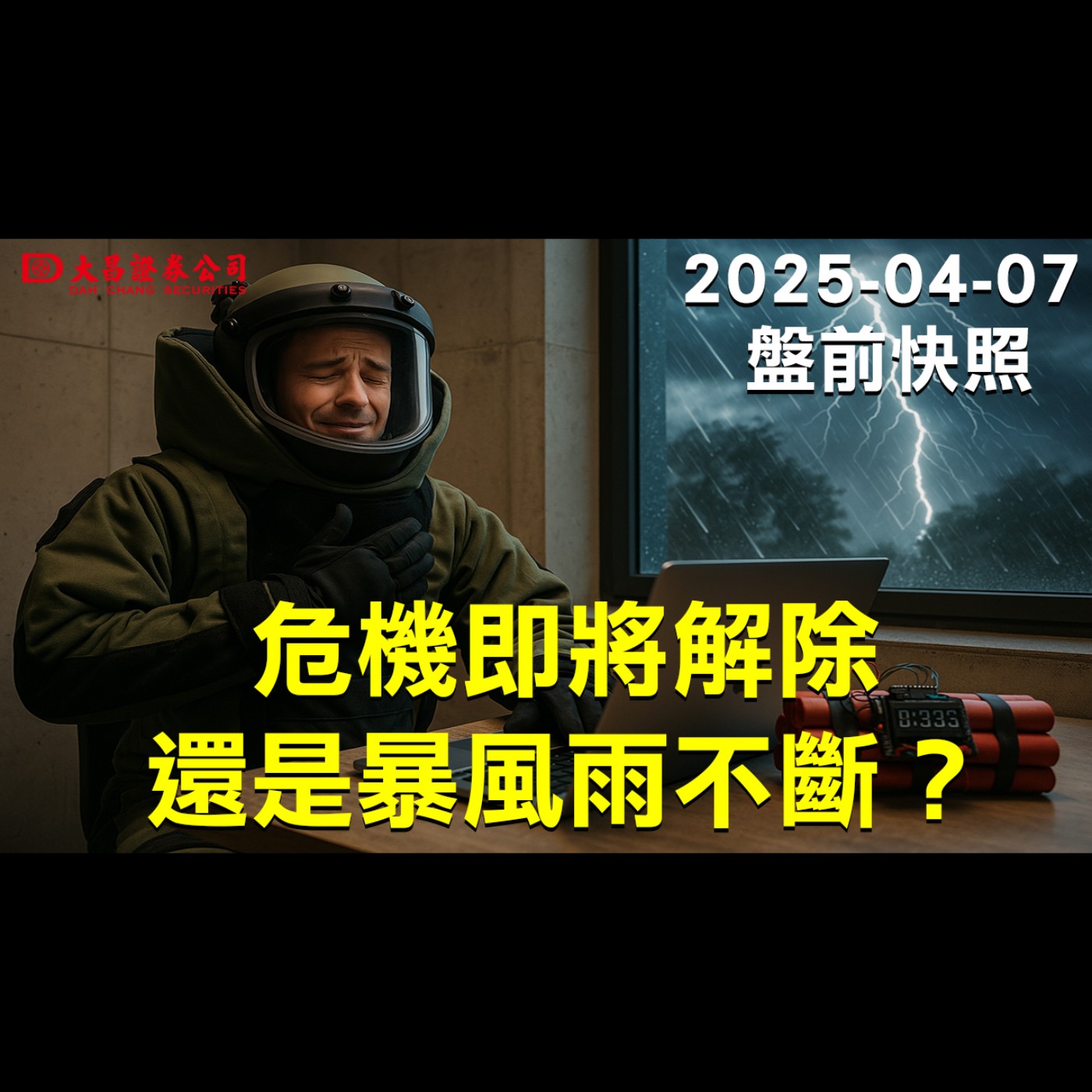 【大昌證券】2025年4月7日盤前快照：危機即將解除，還是暴風雨不斷？ episode artwork