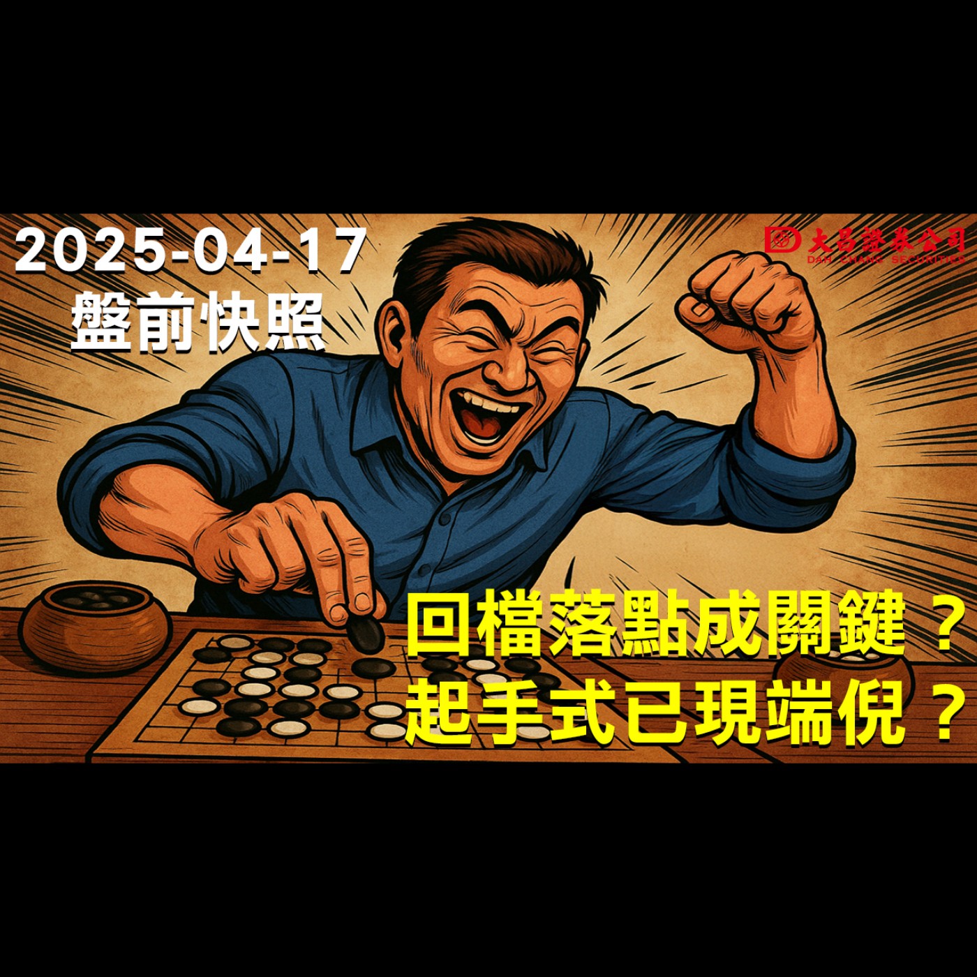 【大昌證券】2025年4月17日盤前快照：回檔落點成關鍵？起手式已現端倪？ episode artwork