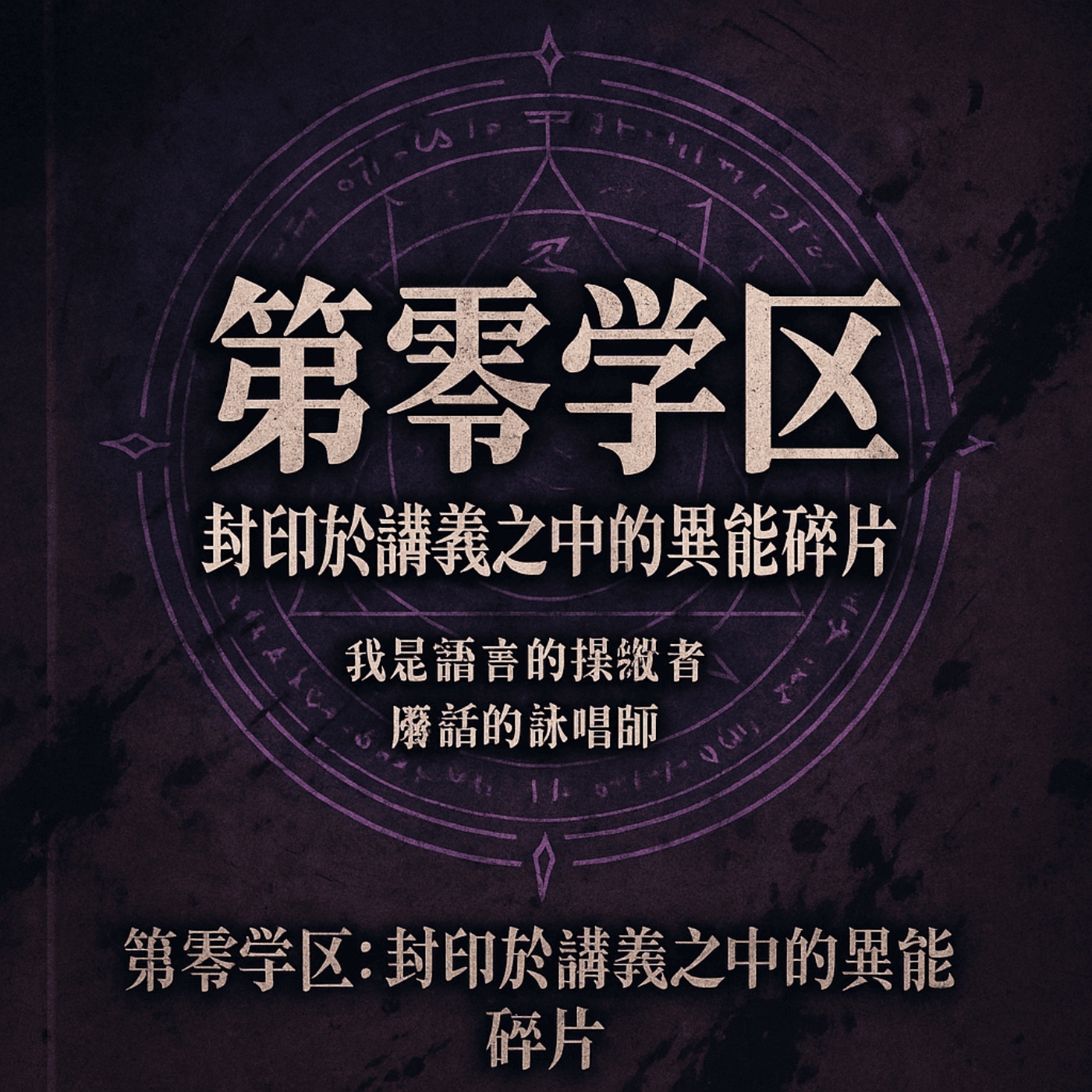 《第零學區：封印於講義之中的異能碎片》 podcast artwork