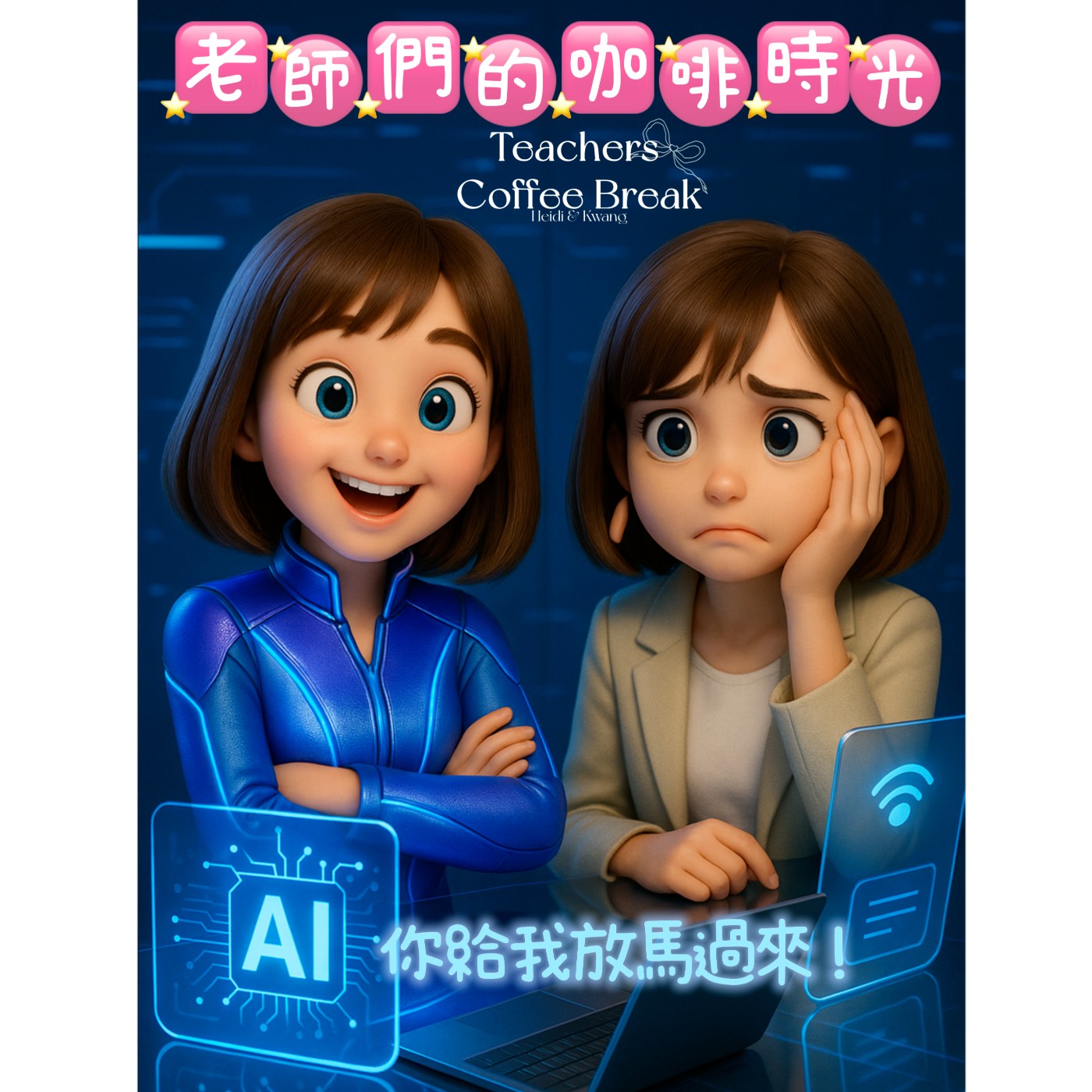 🎧 老師們的咖啡時光 Podcast｜第四集 EP4｜AI~你給我放馬過來!(歌曲連結放資訊欄，記得點開收聽^^) episode artwork
