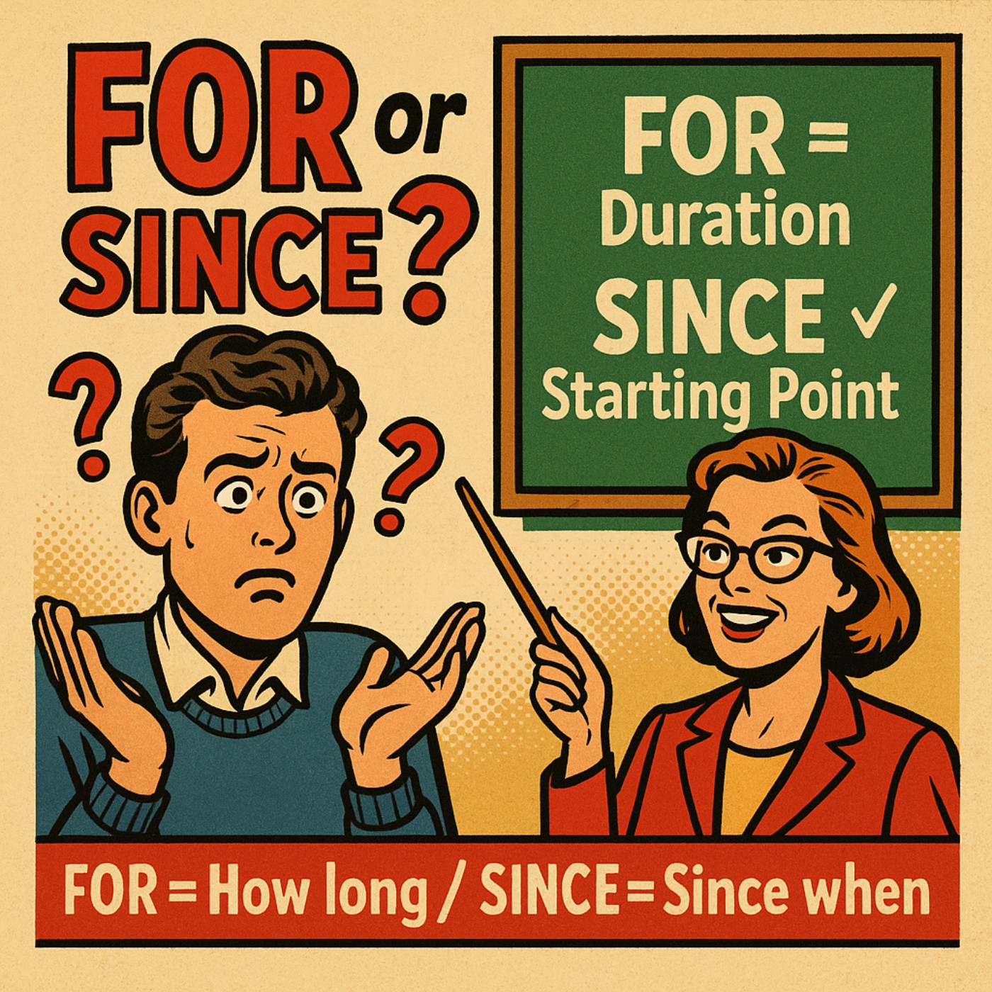 【English Time】別再搞錯！英文 for vs. since 最簡單記法一次學會✅｜MJ English