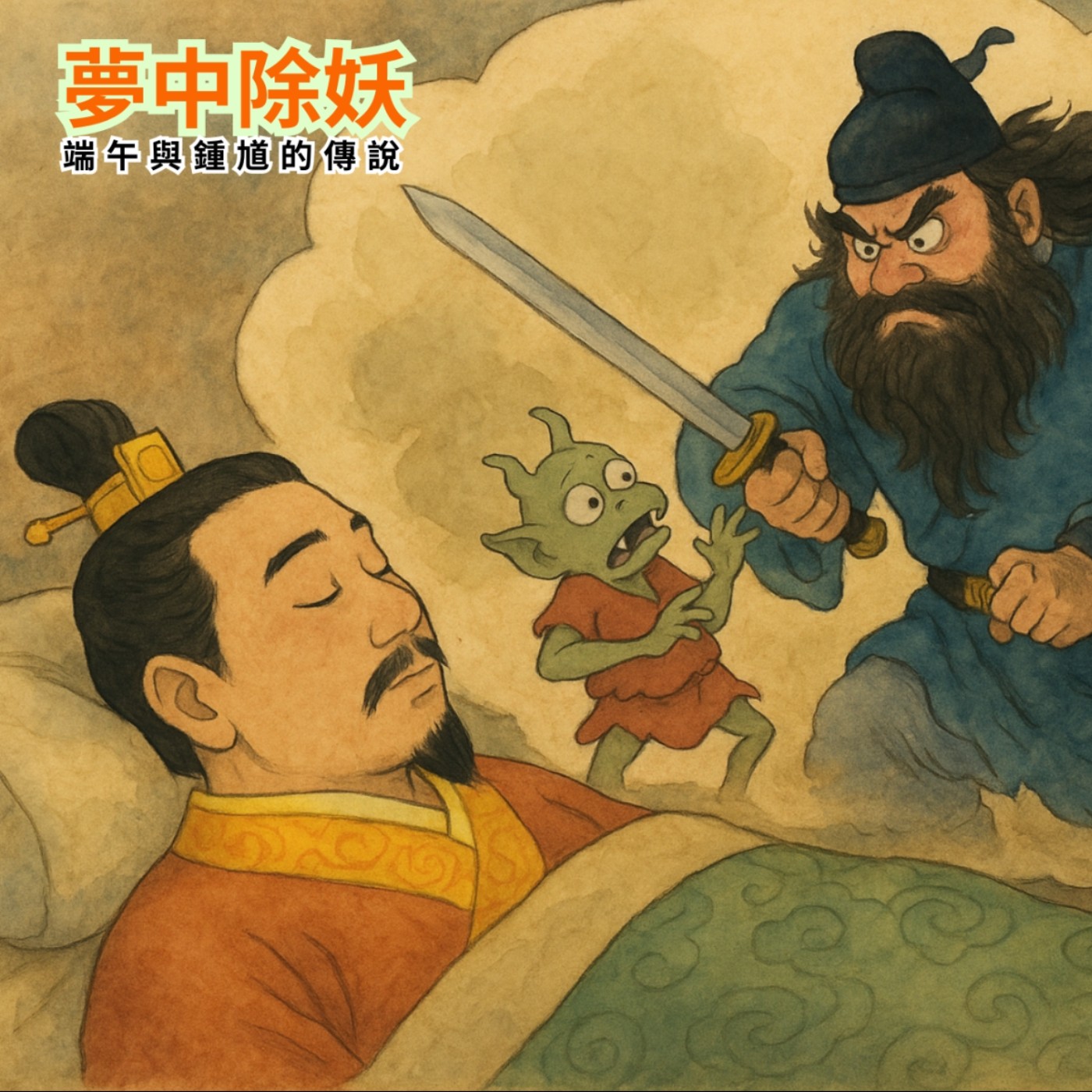 端午安康🐲返鄉專車 － 夢中除妖 : 端午與鍾馗的傳說