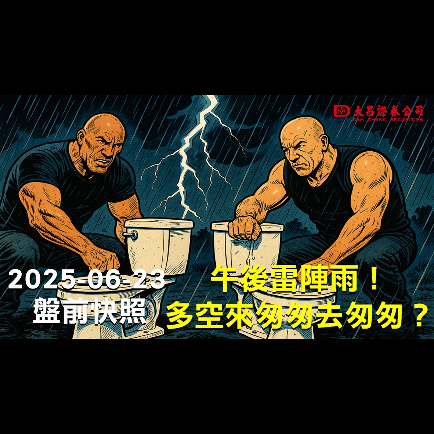 【大昌證券】2025年6月23日盤前快照:午後雷陣雨！多空來匆匆去匆匆？ episode artwork