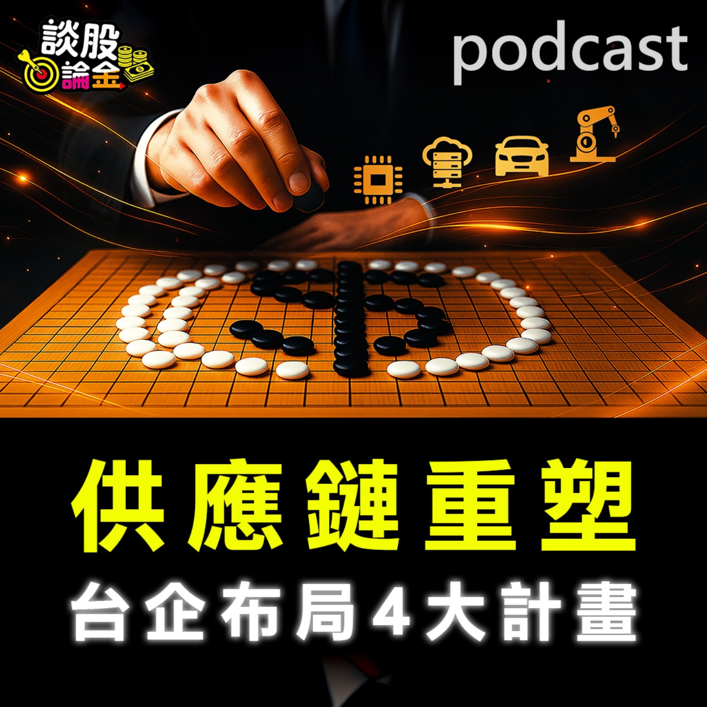 供應鏈重塑 台企布局4大計畫【談股論金 EP74】 episode artwork