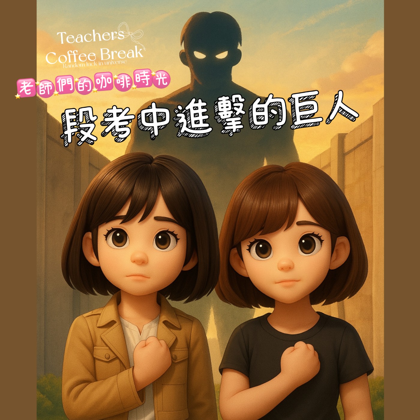 🎧 老師們的咖啡時光 Podcast｜第八集 EP8｜段考中進擊的巨人 (歌曲連結放資訊欄，記得點開收聽^^) episode artwork