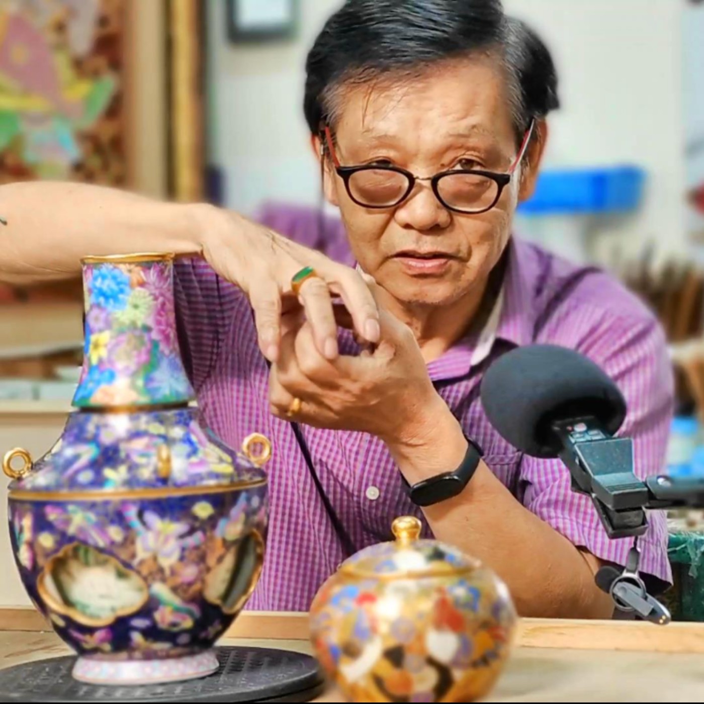 瓷畫藝術、林發權 專訪(新北市-鶯歌區、彩瓷館)