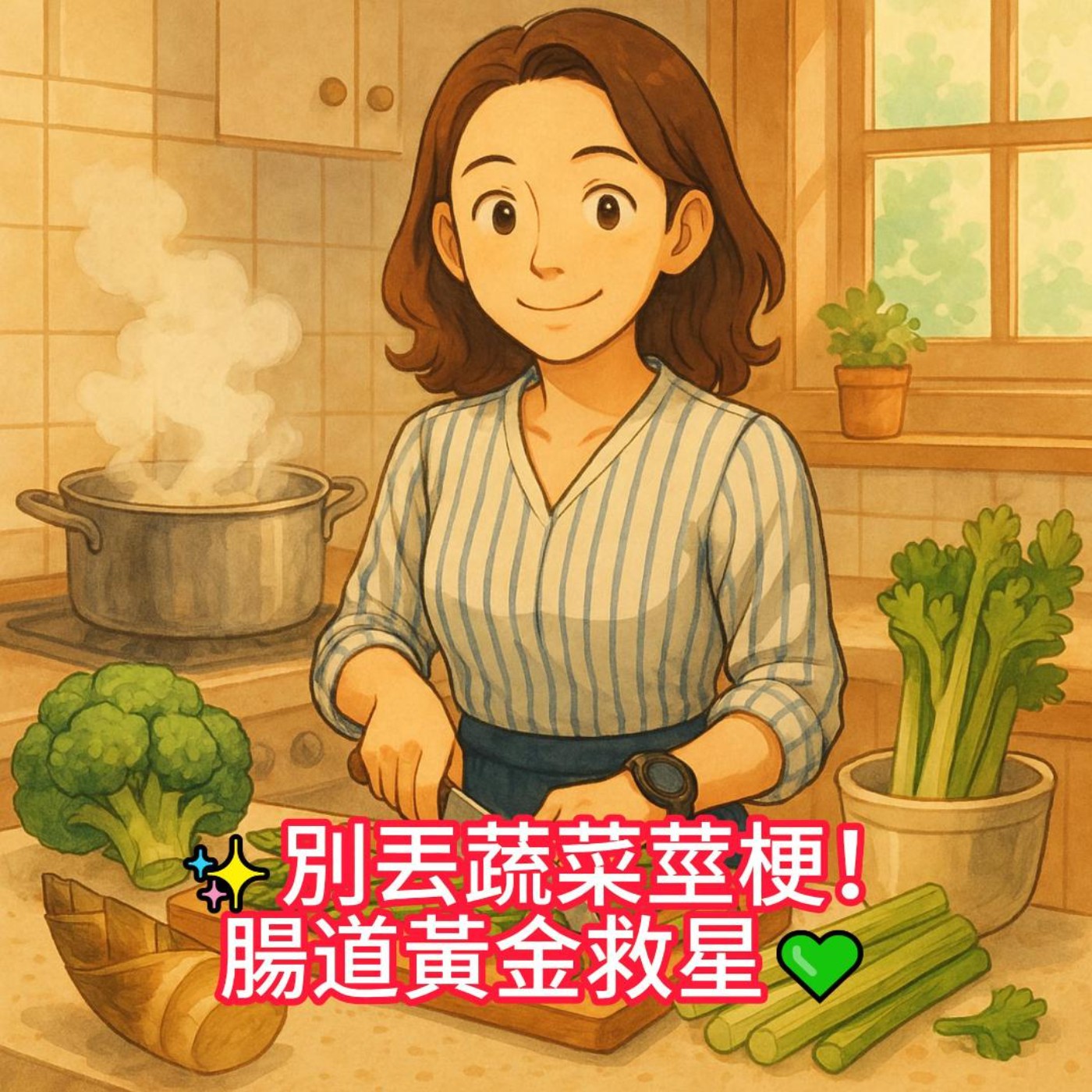 ✨別再丟掉蔬菜莖梗！這些其實是腸道的「黃金救星」💚 episode artwork