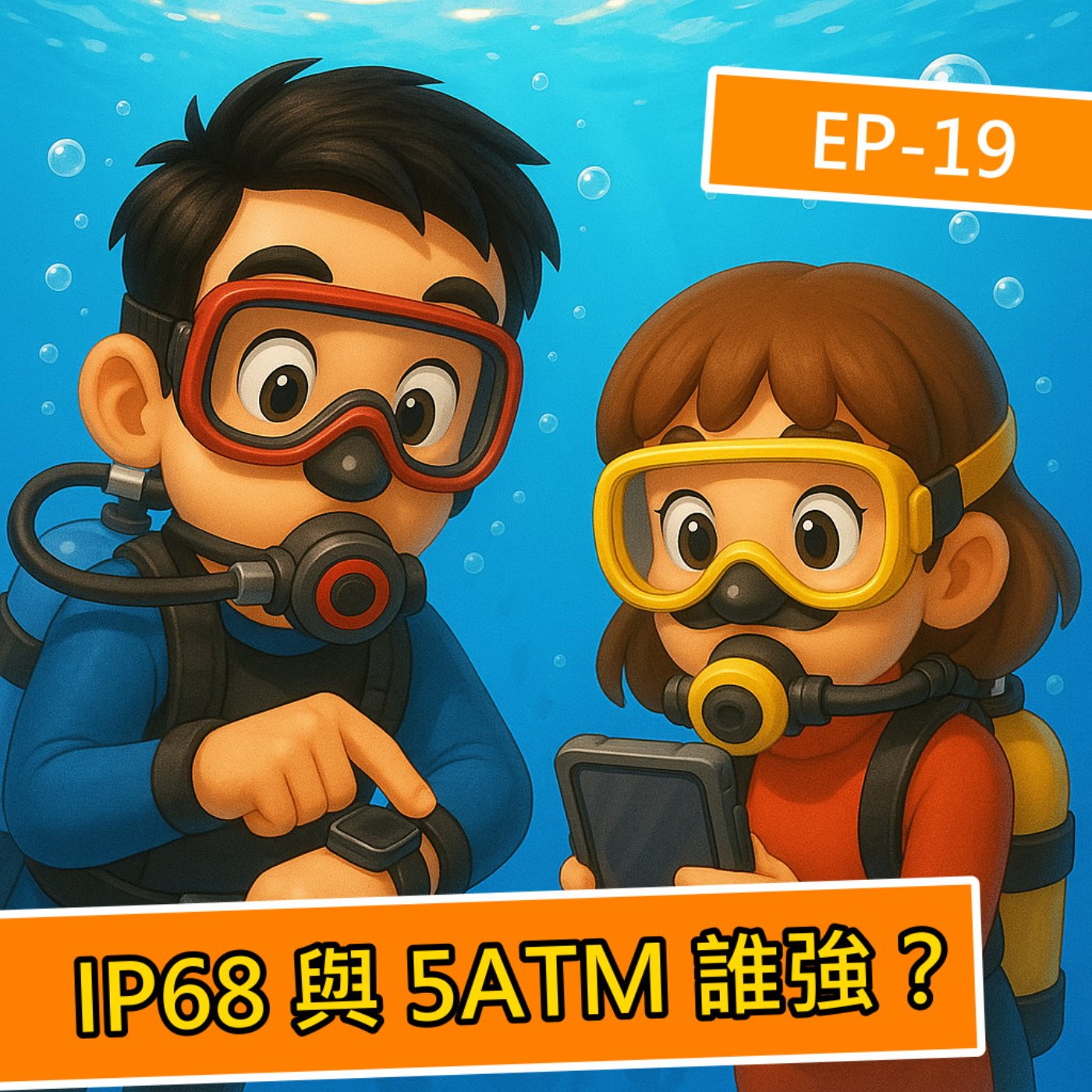EP.S119 智慧手錶防水大多標示 5ATM ？與手機常常看到 IP65、IP68 防塵防水標示有什麼差別呢？ episode artwork