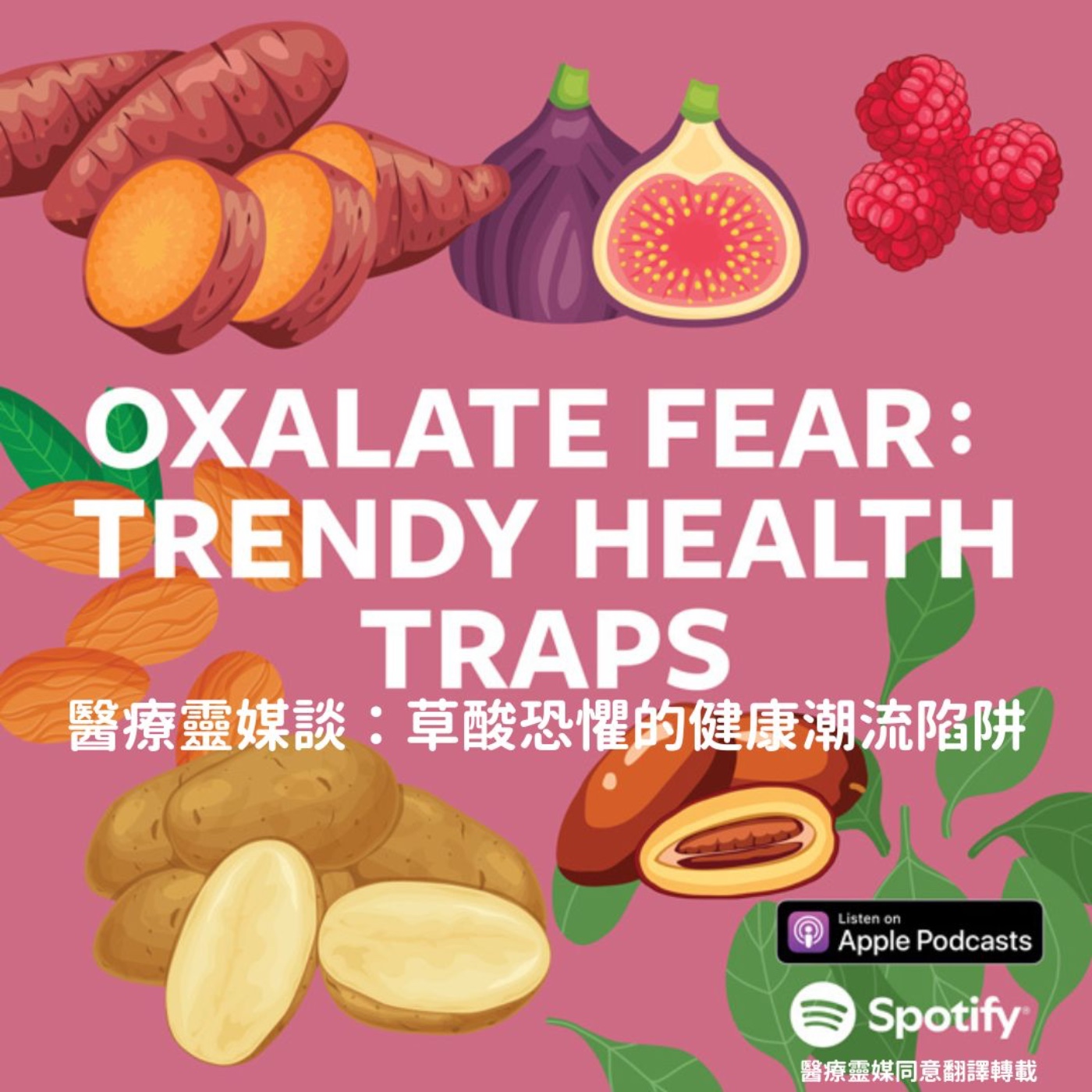醫療靈媒podcast 104 草酸的潮流陷阱 episode artwork