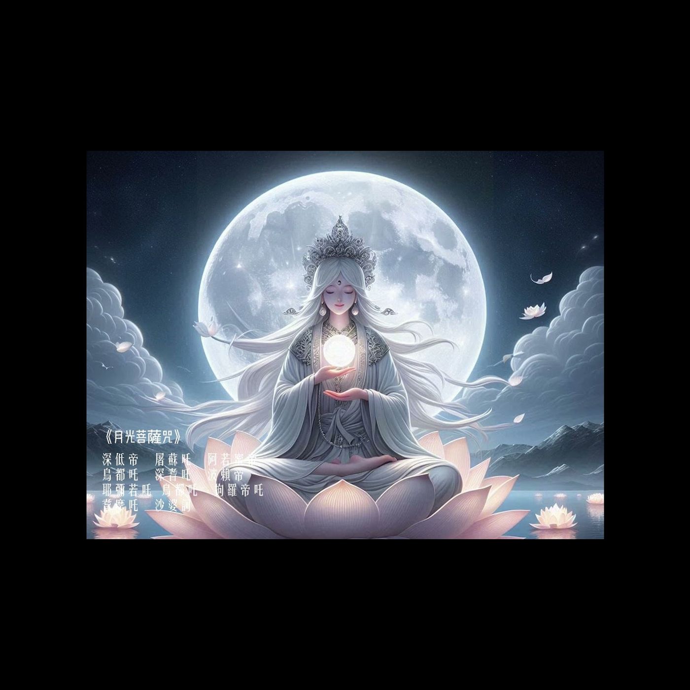 🌕 《月光菩薩咒》｜如水月般的寧靜   ✧冥想 ✧ 夜晚 ✧ 淨心