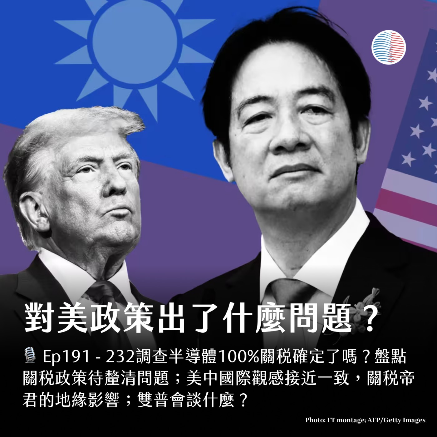 S3EP191 - 賴總統的對美政策出了什麼問題？美中國際觀感接近一致！