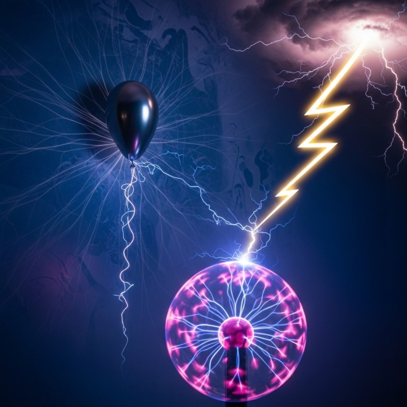 〈EP.90｜哇！摸一下就「啪」一聲？讓靜電、閃電和電漿球來場科學派對！〉 封面