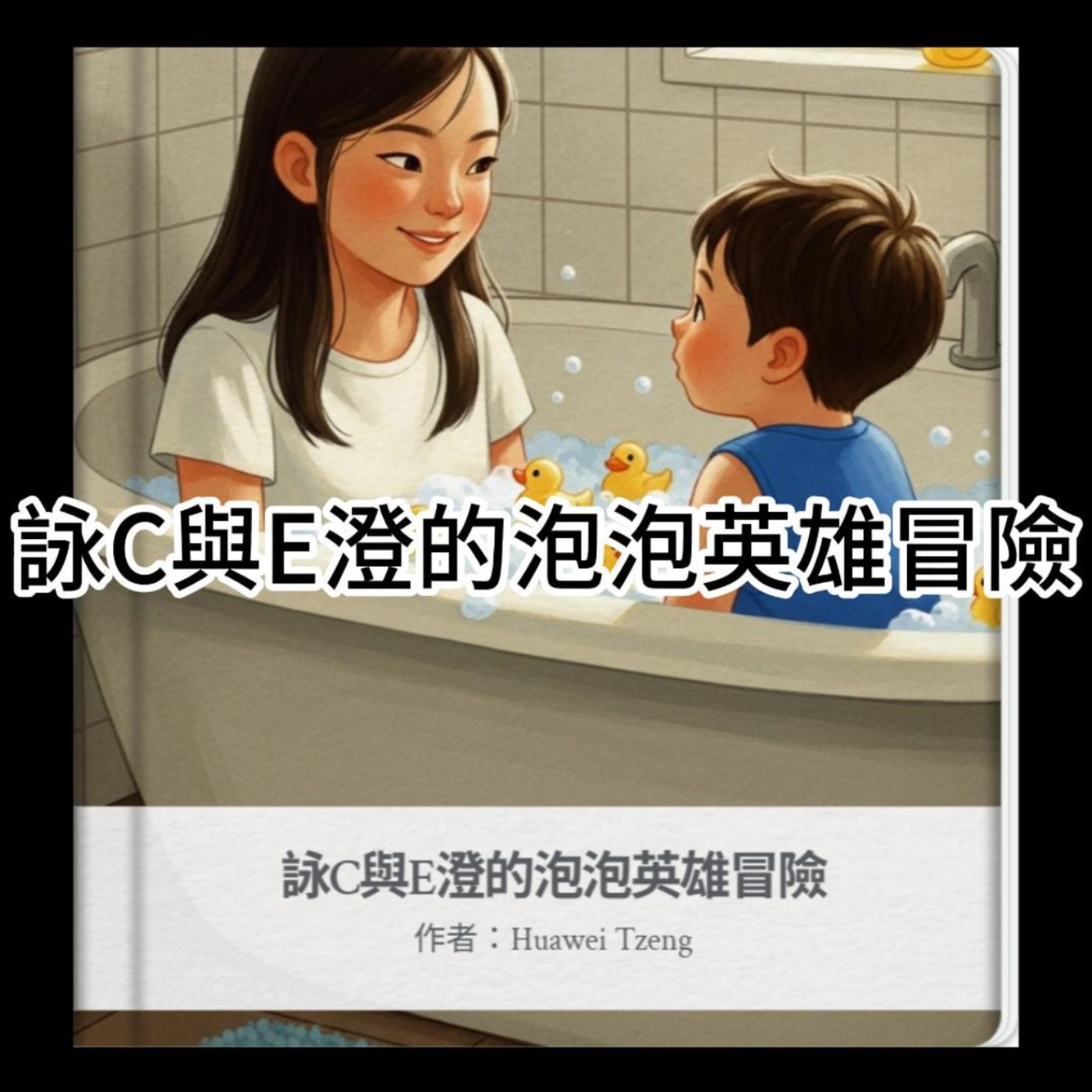 【兒童繪本】《詠C與E澄的泡泡英雄冒險》｜學習合作與勇敢的奇幻冒險故事