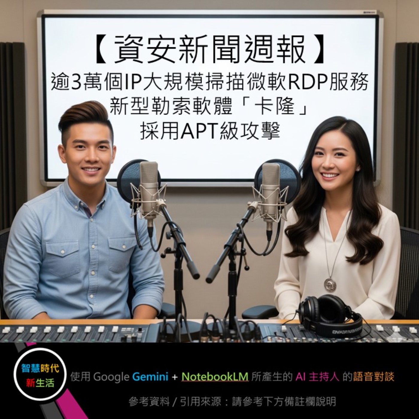 EP.116 [ Podcast ] 【資安新聞週報】逾3萬個IP大規模掃描微軟RDP服務 / 新型勒索軟體「卡隆」採用APT級攻擊 episode artwork