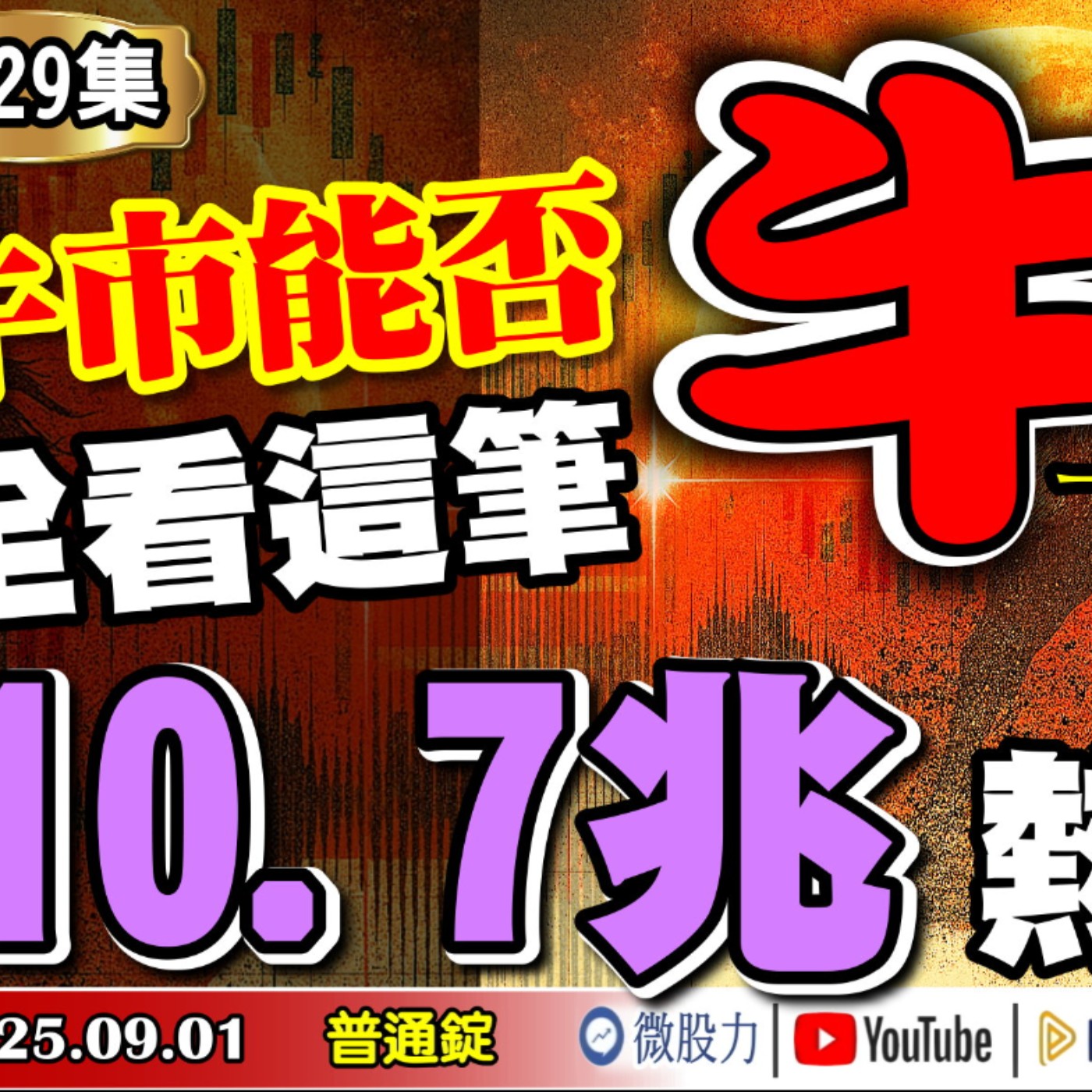 牛市能否「牛」下去？全看這筆10.7兆的熱錢？空軍如何頭部攻擊？第一波狙擊指標股出列！《我是金錢爆》普通錠 2025.0901 #大K分析師(曾煥文) #財經V怪客(馮泉富) #翁依君 episode artwork