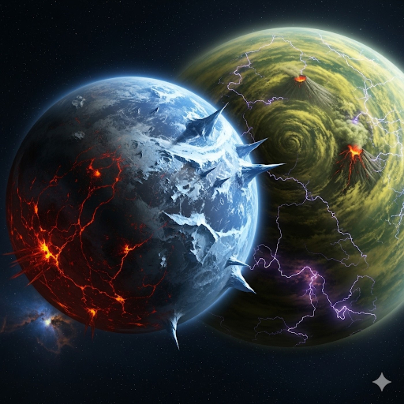 〈EP.107｜太陽系最酷也最燙的鄰居：水星與金星的極端派對〉 封面