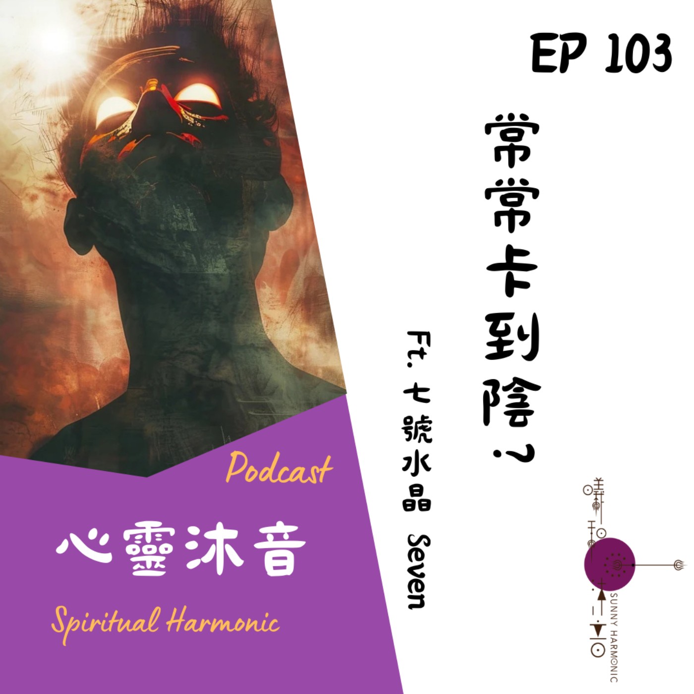 🎇 EP103🔆【常常卡到陰？】Podcast心靈沐音 Ft. 🦦 七號水晶 Seven