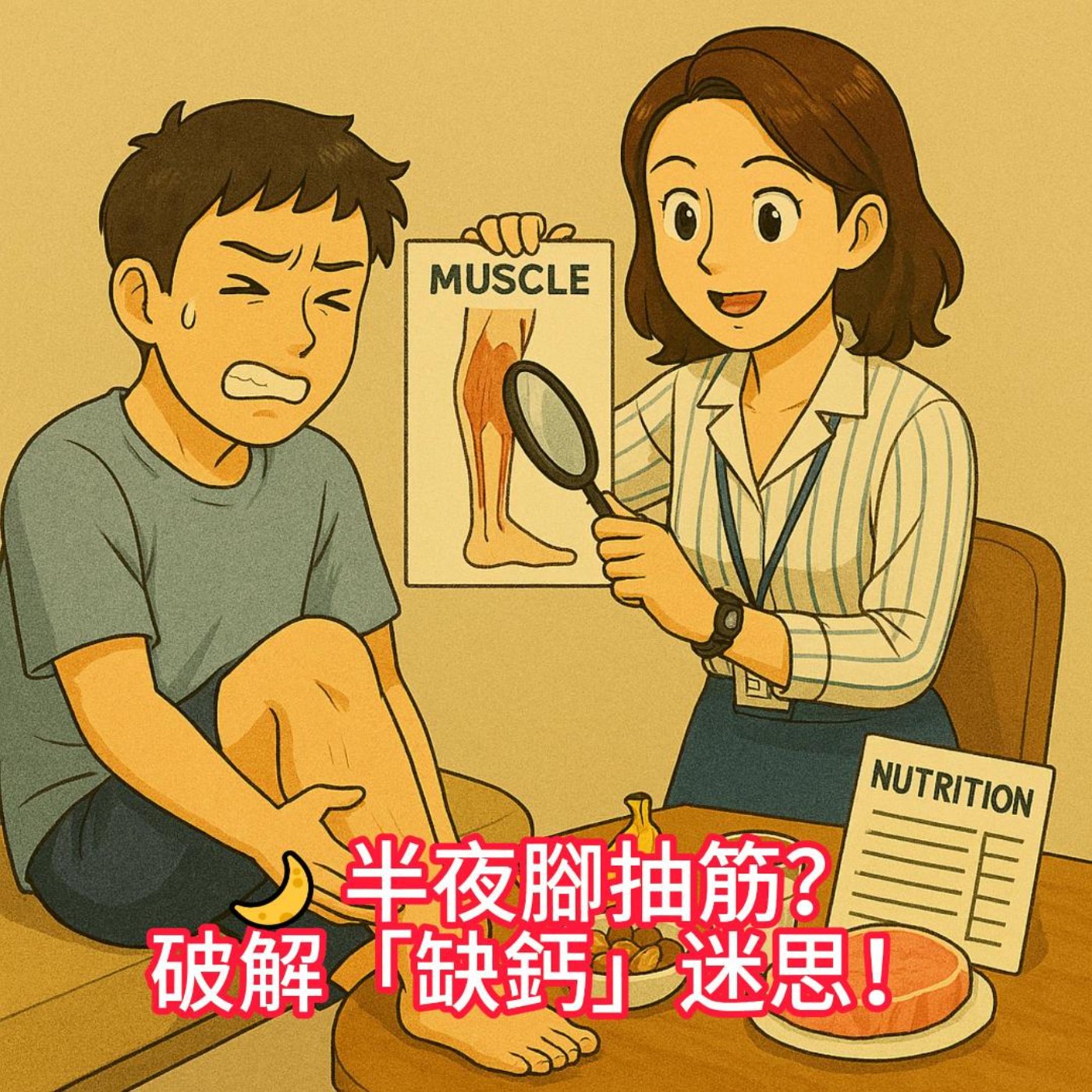 🌙 半夜腳抽筋？破解「缺鈣」迷思！ episode artwork