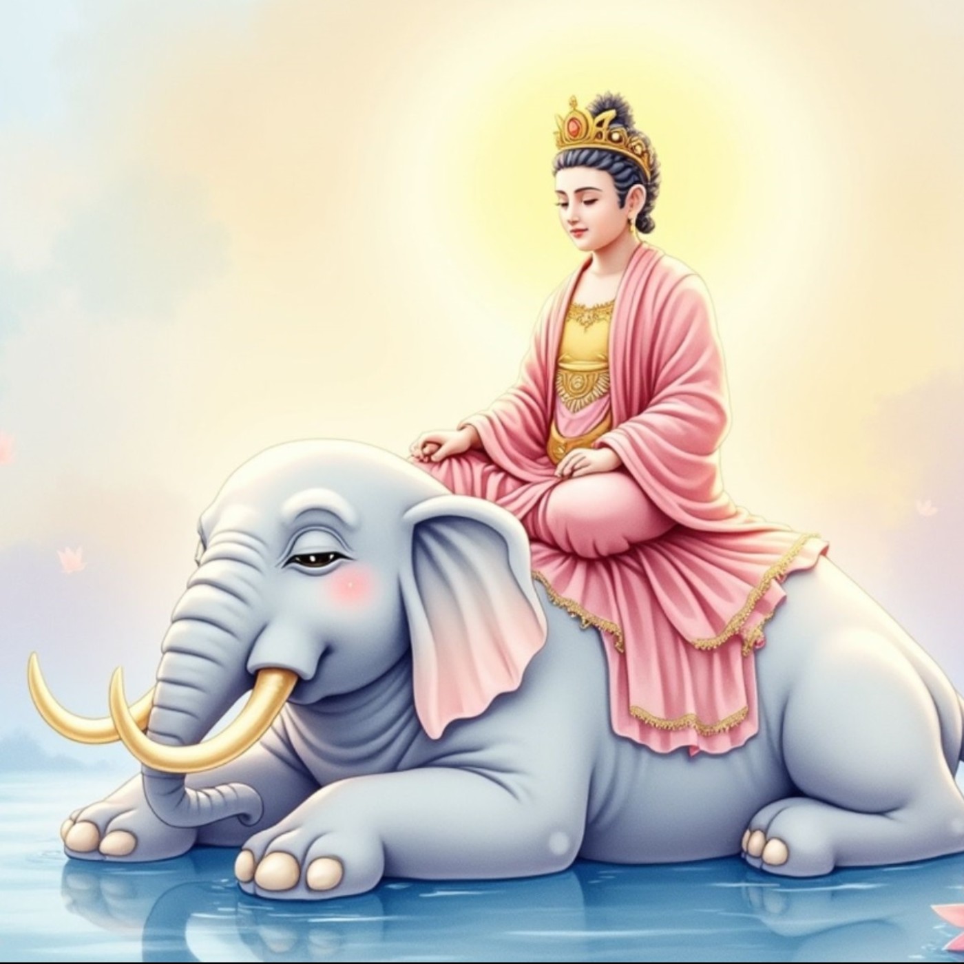 普賢菩薩心咒｜圓滿十大行願・清淨智慧光