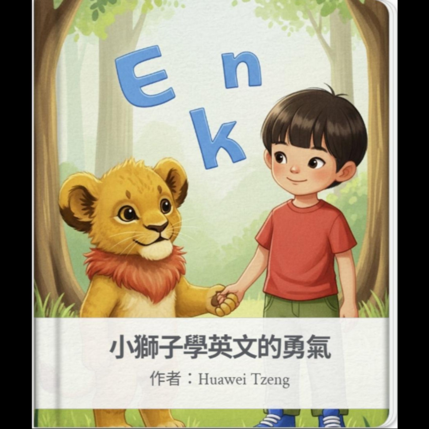 【兒童繪本】4歲必看！小獅子學英文的勇氣故事：第一次說錯被笑怎麼辦？feat. 蜘蛛人小幫手